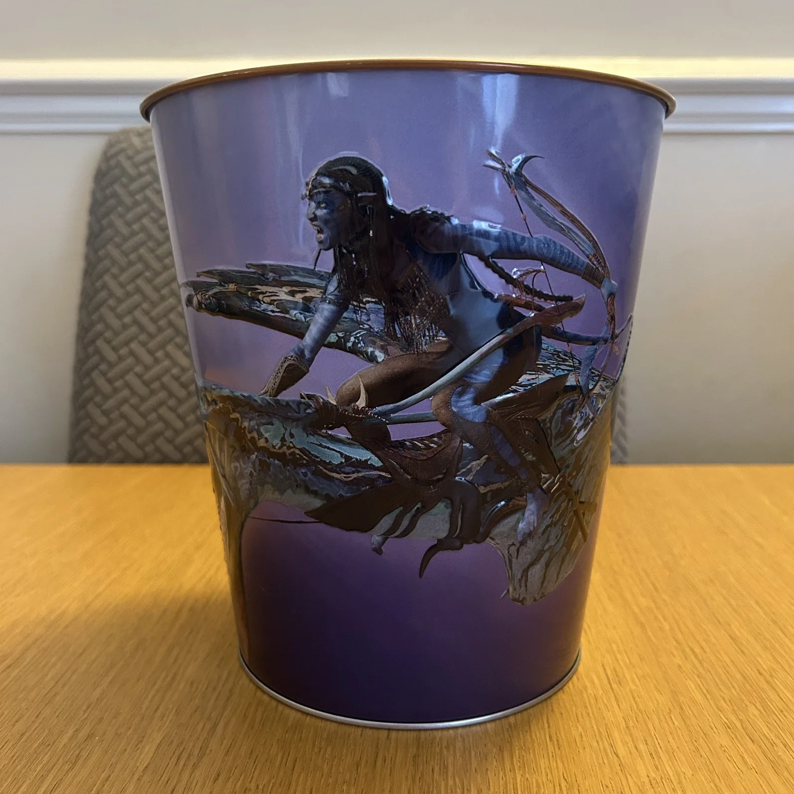 Avatar Fire & Ash Metal Popcorn Bucket Cineworld Merchandise New & Unused, изображение 2