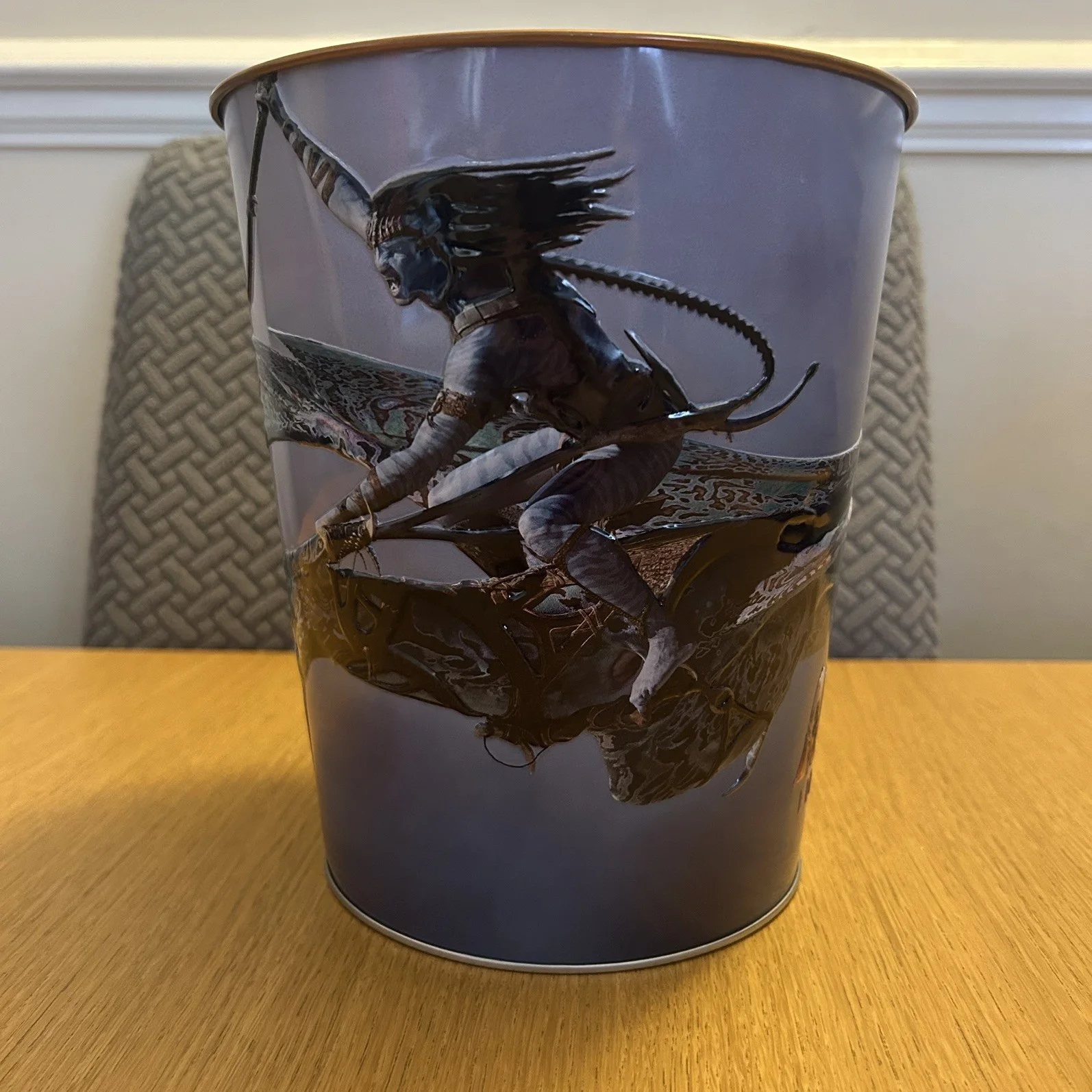 Avatar Fire & Ash Metal Popcorn Bucket Cineworld Merchandise New & Unused, изображение 2