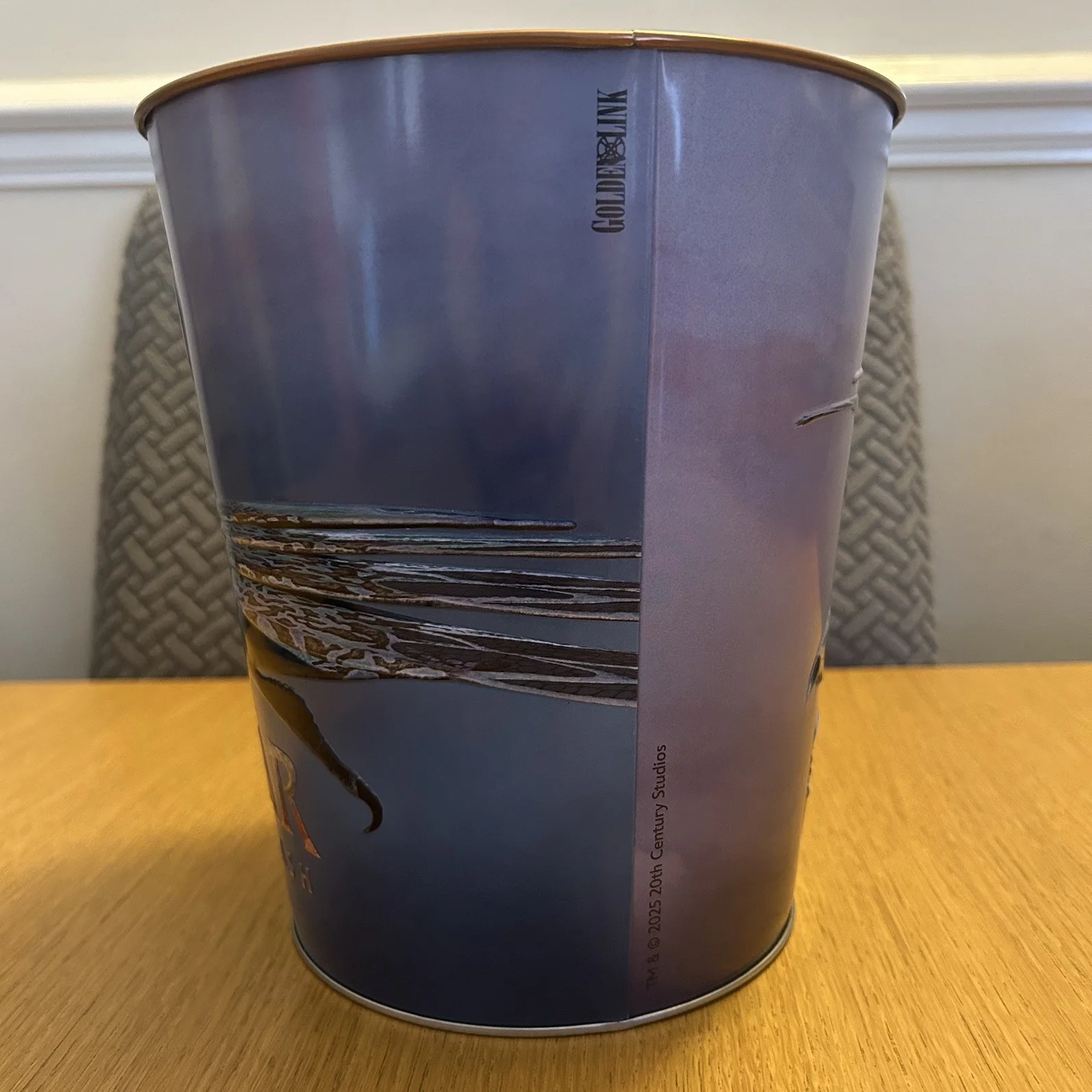 Avatar Fire & Ash Metal Popcorn Bucket Cineworld Merchandise New & Unused, изображение 3