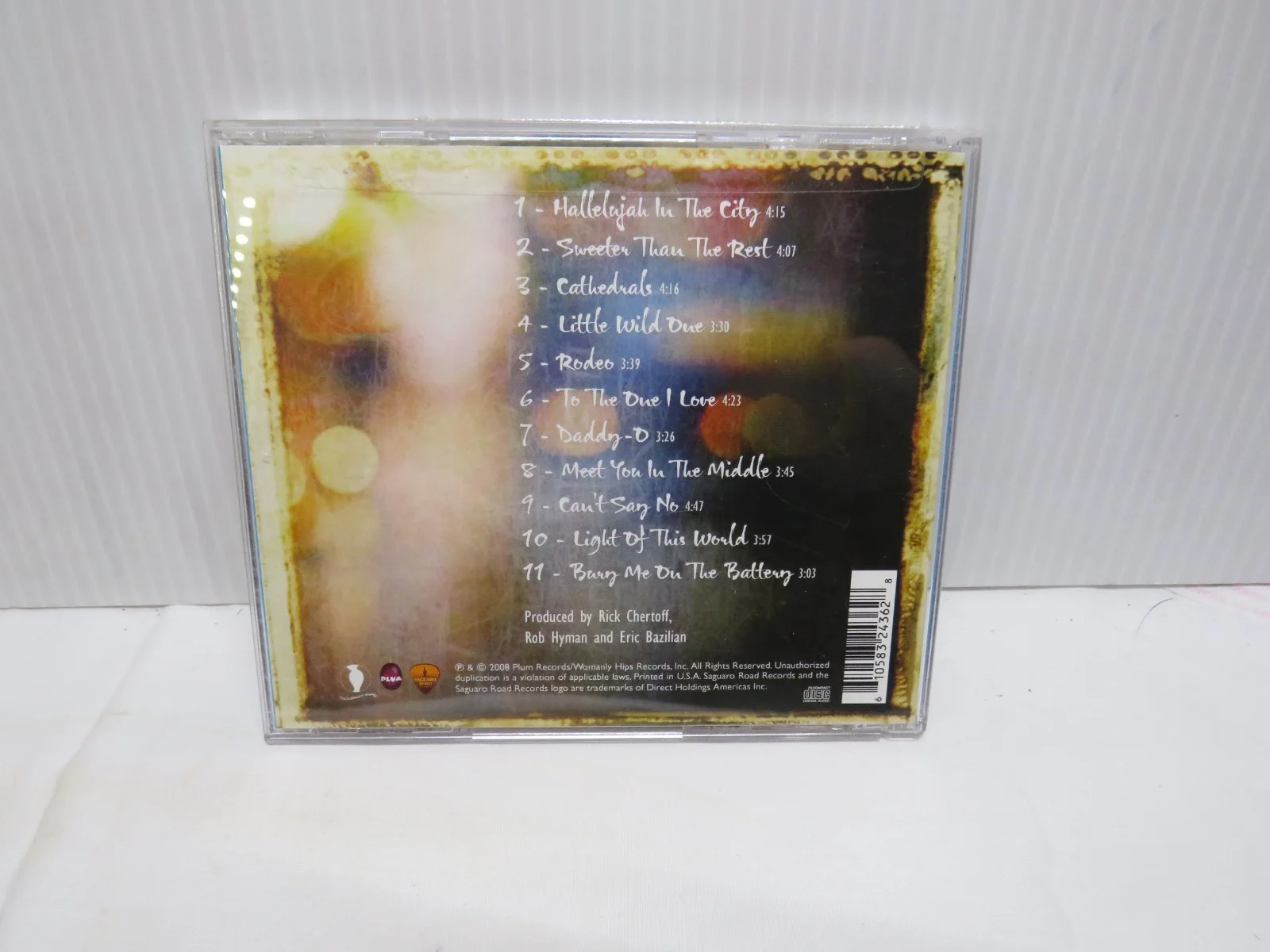 Joan Osborne Signed Autographed Little wild one CD, image 4