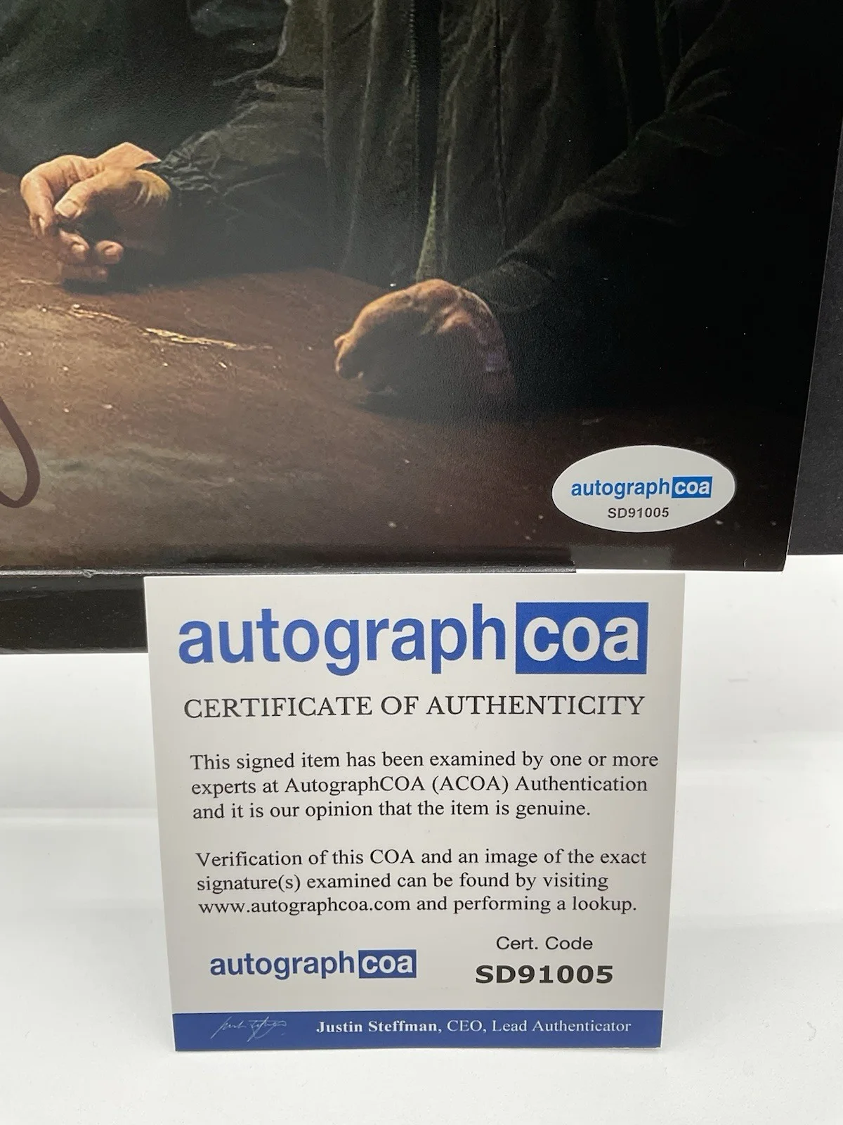 Macon Blair — Macon Blair signed 8x10 Green Room signed 8x10 ACOA Macon Blair autographed SALE, изображение 3