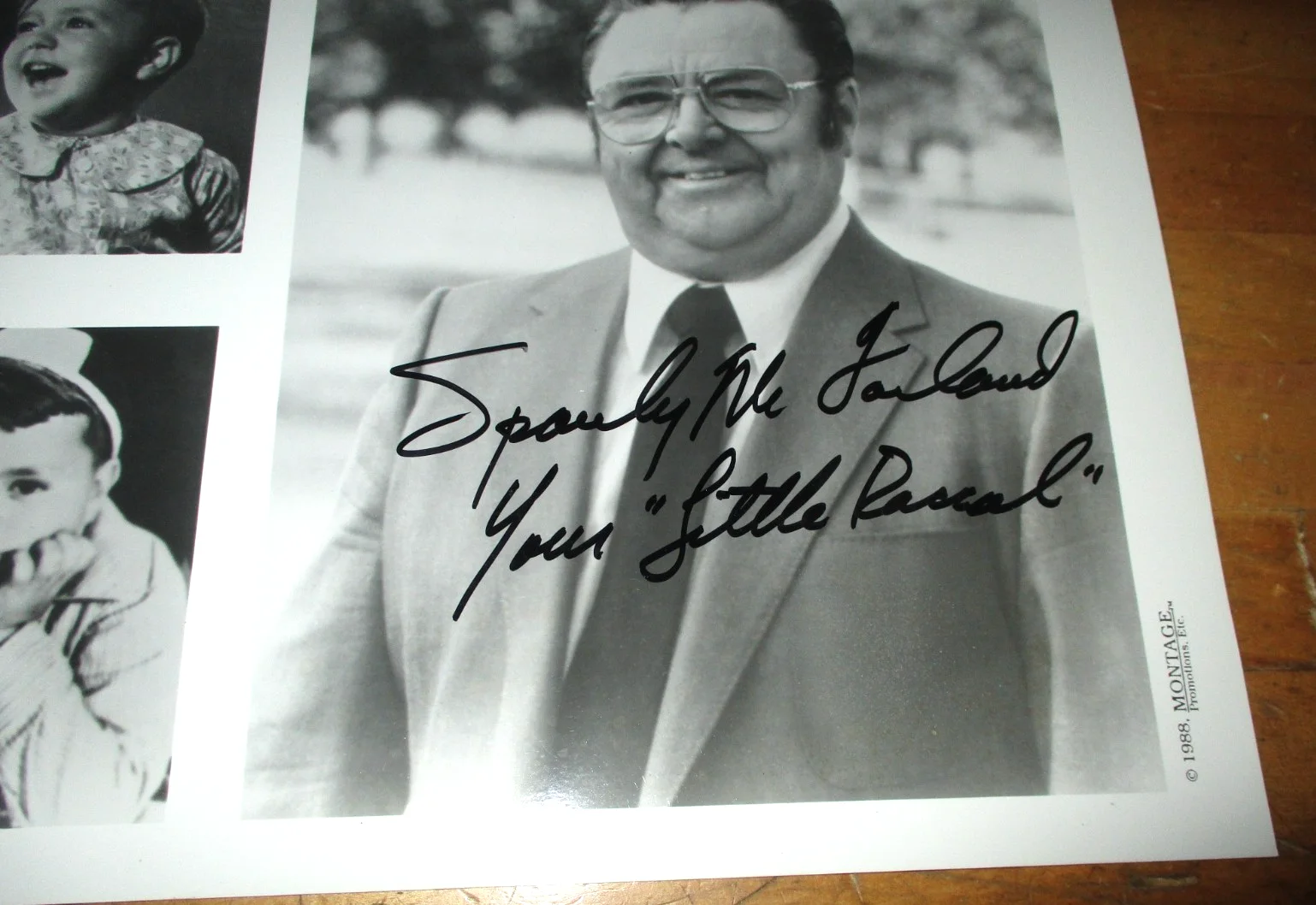 "Spanky" McFarland Signed 8" x 10" Promotional Photo - Little Rascals Fame, изображение 2