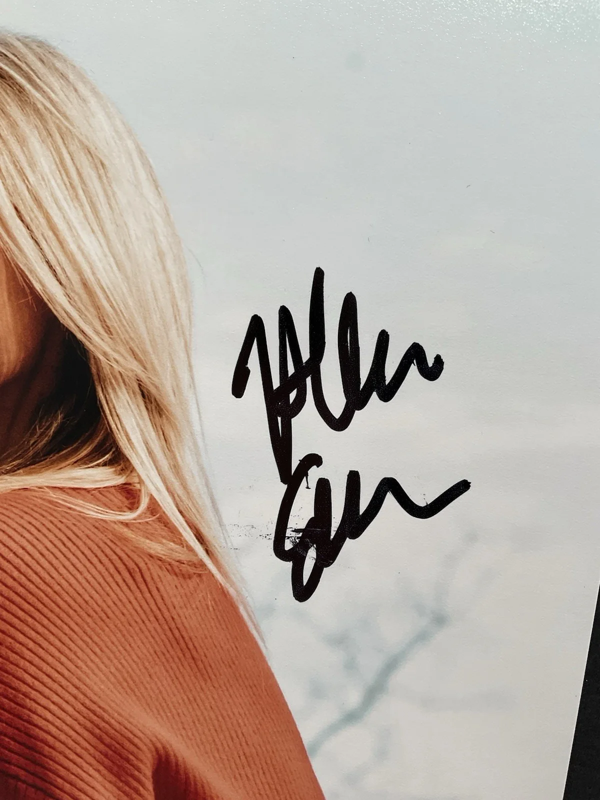 Allegra Edwards — Allegra Edwards signed 8x10 Upload signed 8x10 ACOA Allegra Edwards photo SALE, изображение 2