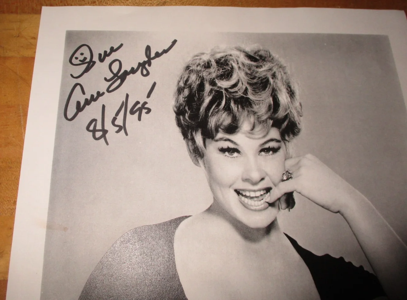 Sue Ann Langdon Signed Photo - Famed Actress - Elvis, Honeymooners, изображение 2