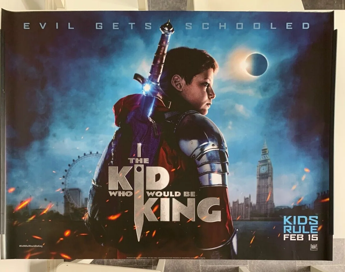 Cinema Poster: KID WHO WOULD BE KING, THE 2019 (Quad) Joe Cornish, изображение 2