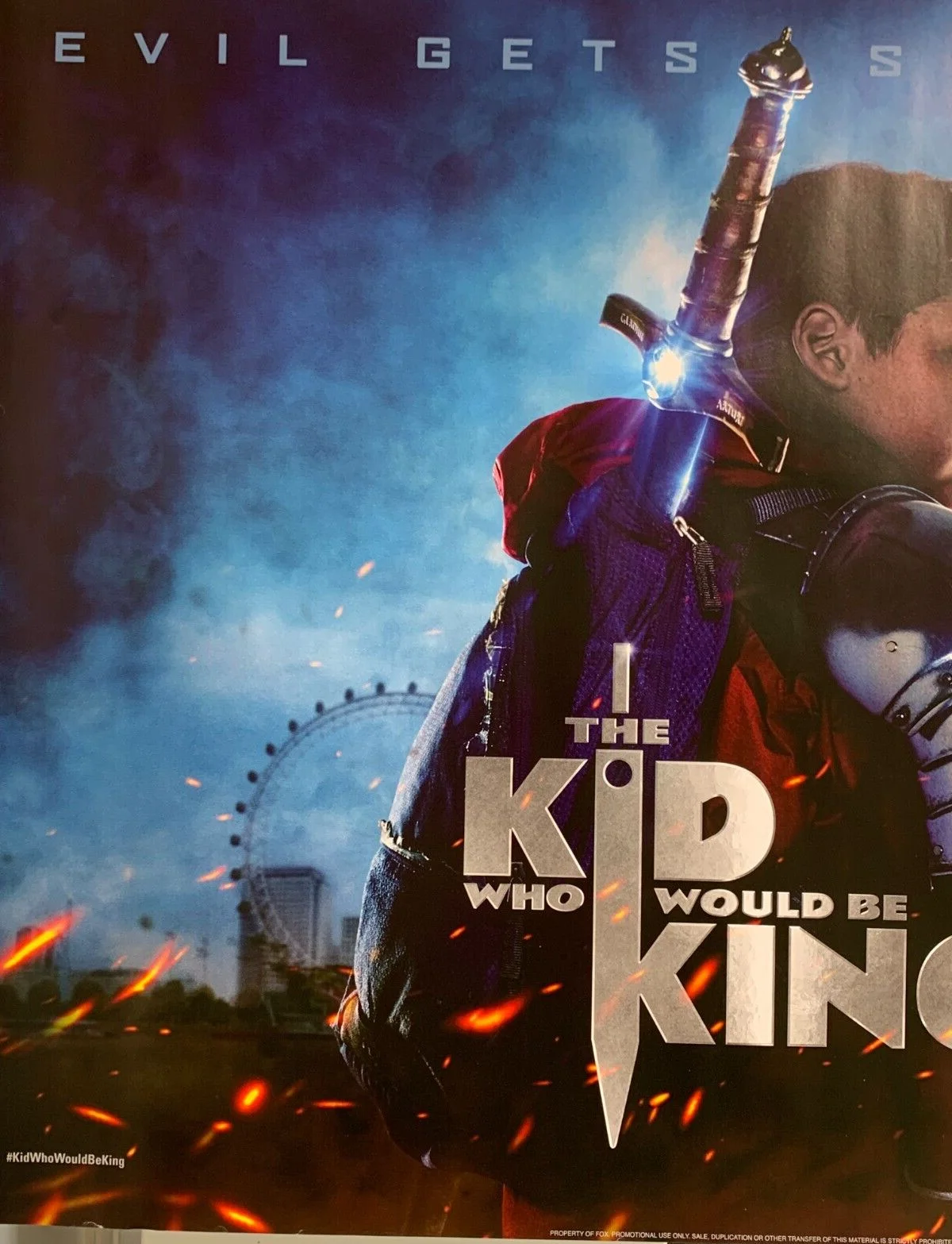 Cinema Poster: KID WHO WOULD BE KING, THE 2019 (Quad) Joe Cornish, изображение 4