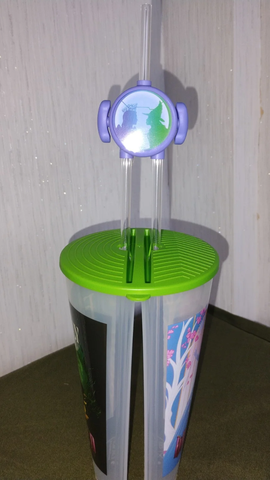 Wicked Movie Cineworld Set Glinda And Elphaba Cups Popcorn Bucket, изображение 5