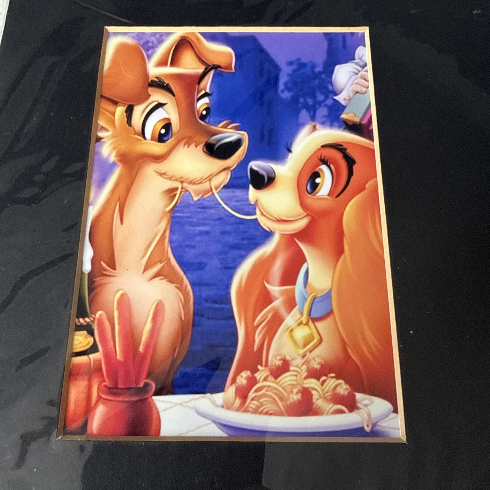 Disney Lady And The Tramp Set Of Three Original Film Cells On 10”x8” Mount. New., изображение 2