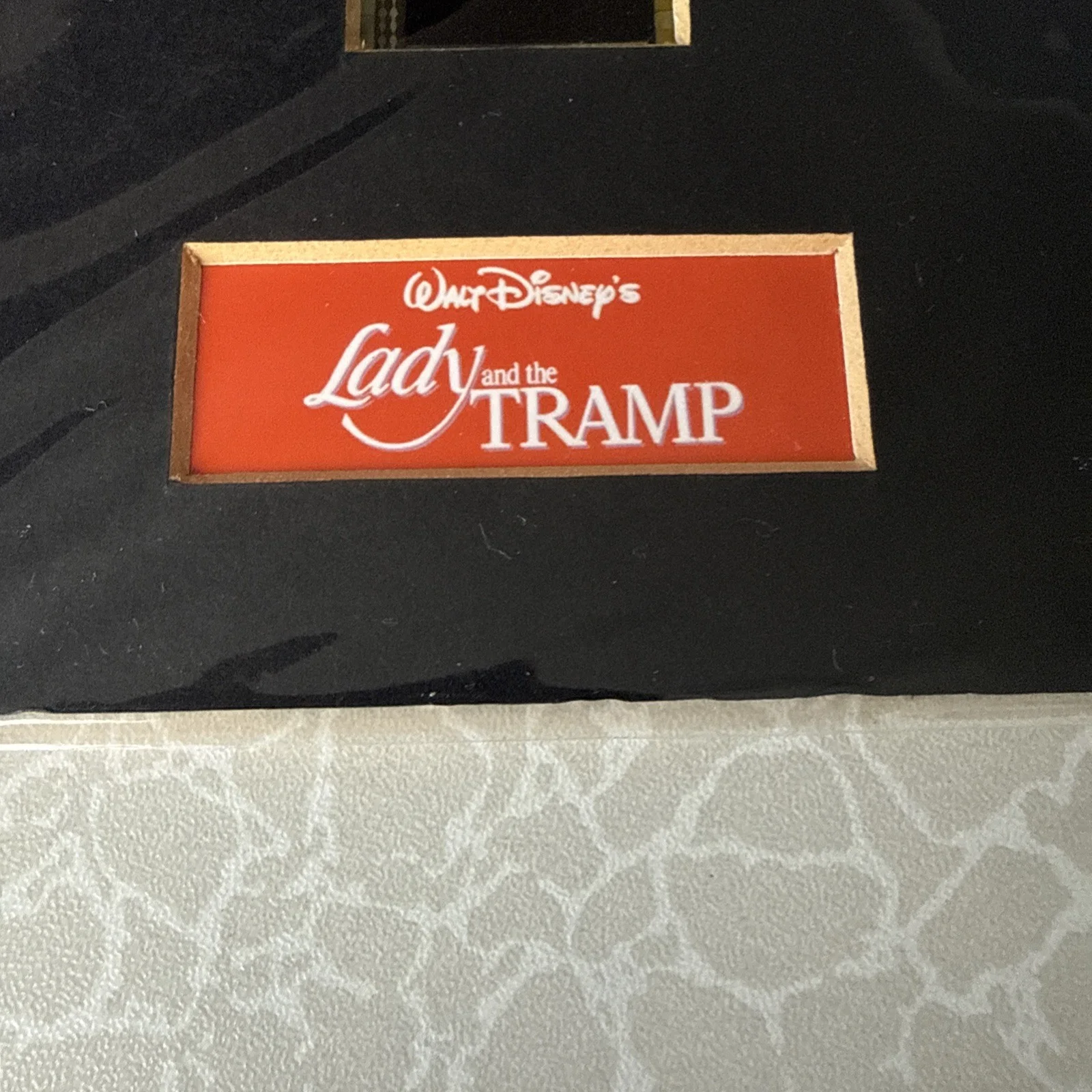 Disney Lady And The Tramp Set Of Three Original Film Cells On 10”x8” Mount. New., изображение 4