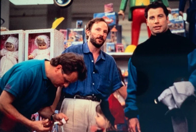 LOOK WHO’S TALKING John Travolta 1989 35mm Slides x2, image 2