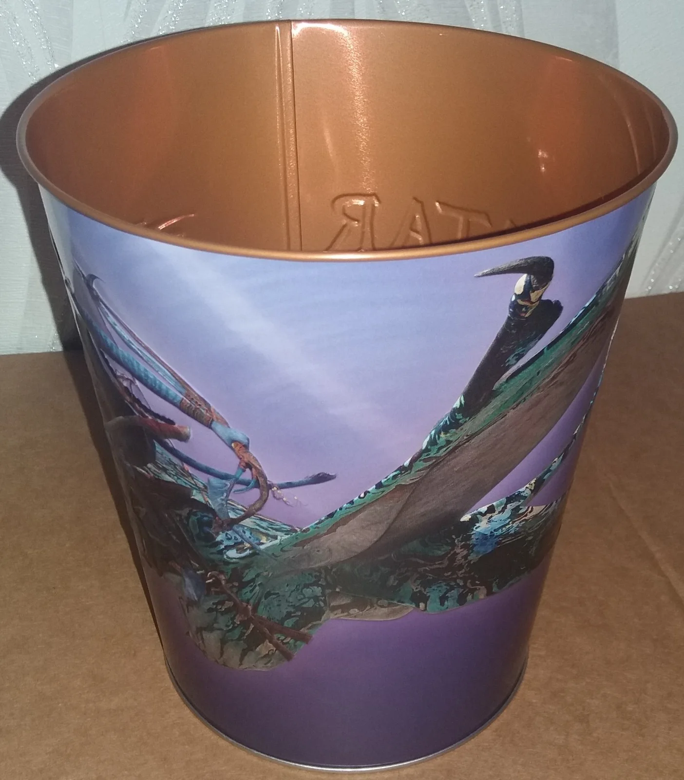 AVATAR-Fire And Ash, 2025 Cinema Exclusive Popcorn Bucket, Embossed, Metal, NEW, изображение 2