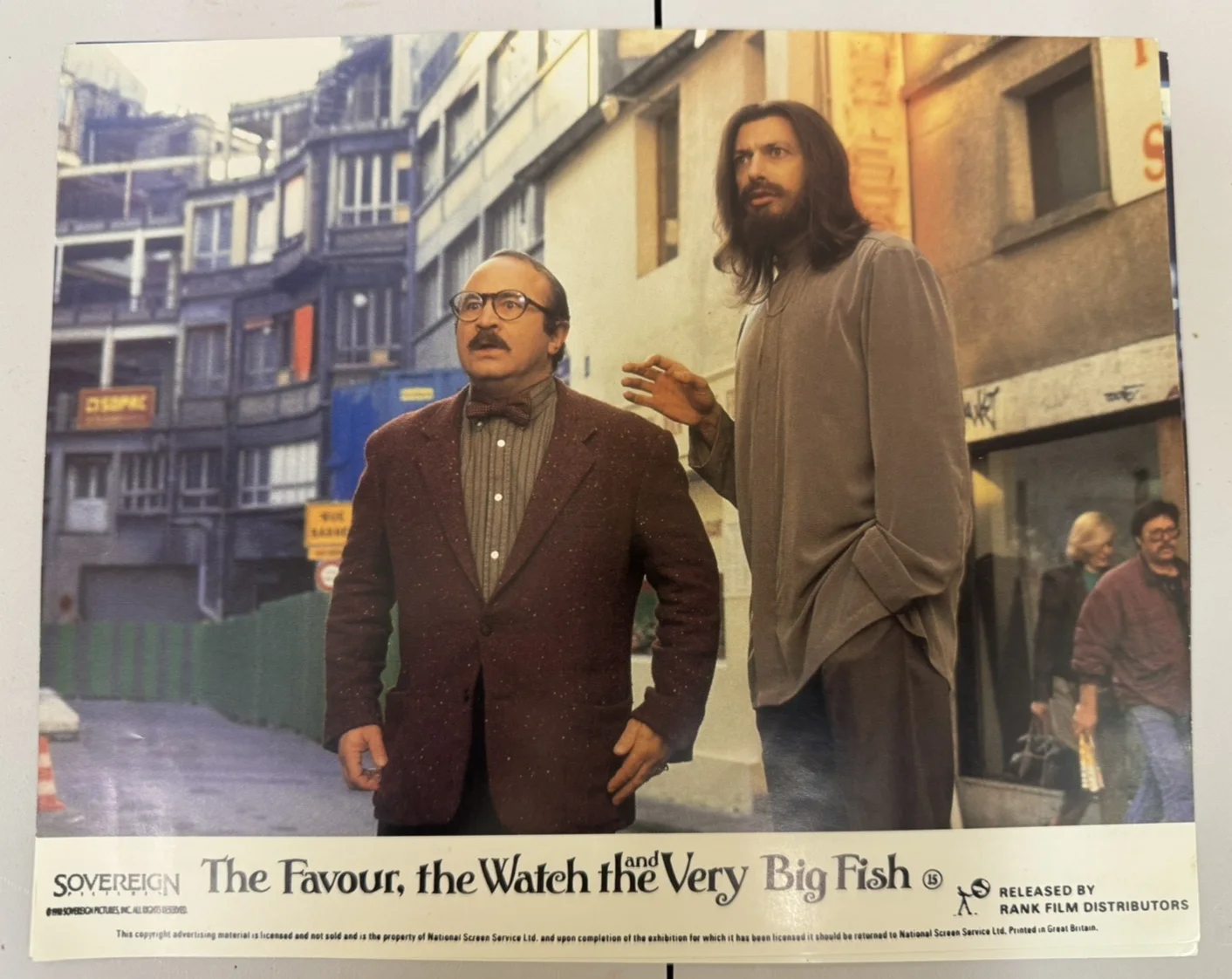 Favour The Watch and the Very Big Fish, 1991 Lobby Card Front of House Set x6, изображение 2