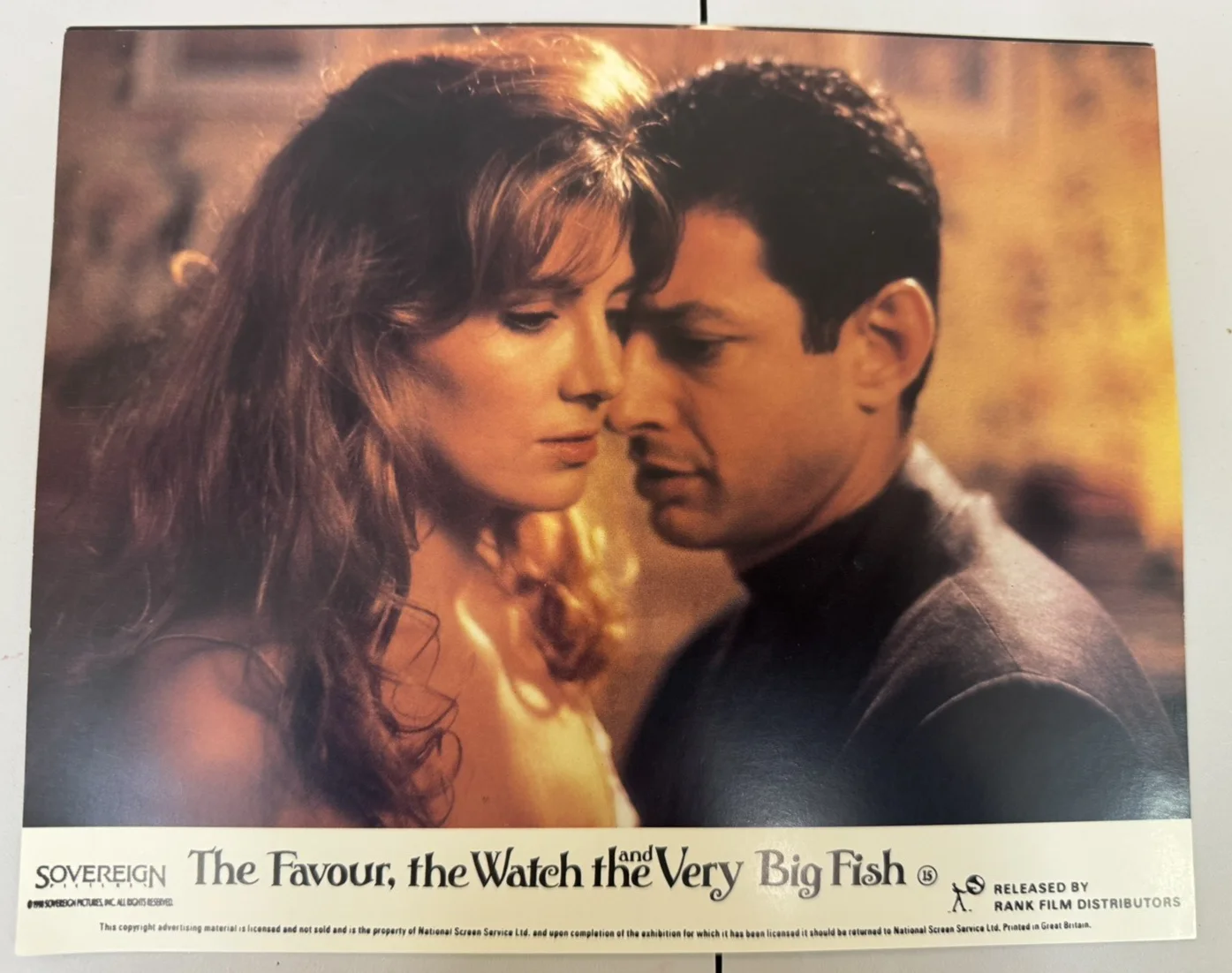 Favour The Watch and the Very Big Fish, 1991 Lobby Card Front of House Set x6, изображение 5