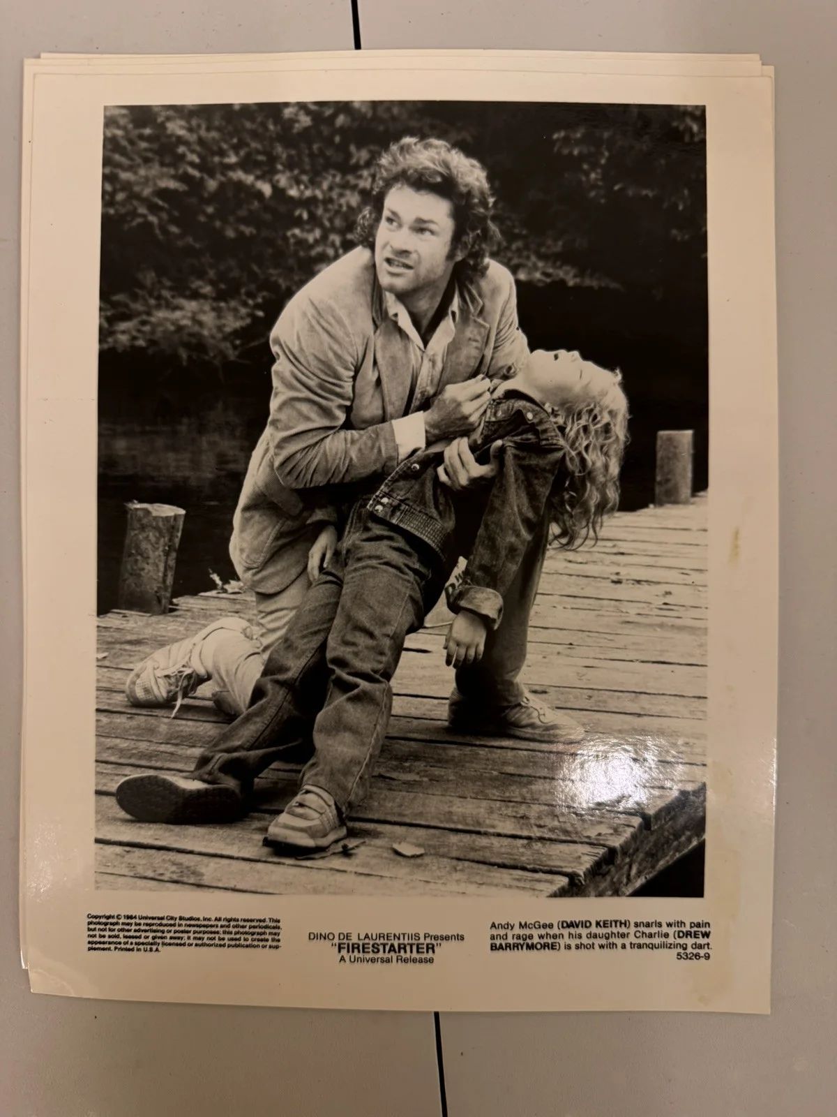 FIRESTARTER 1984 ORIGINAL PRESS PHOTOS x5, image 4