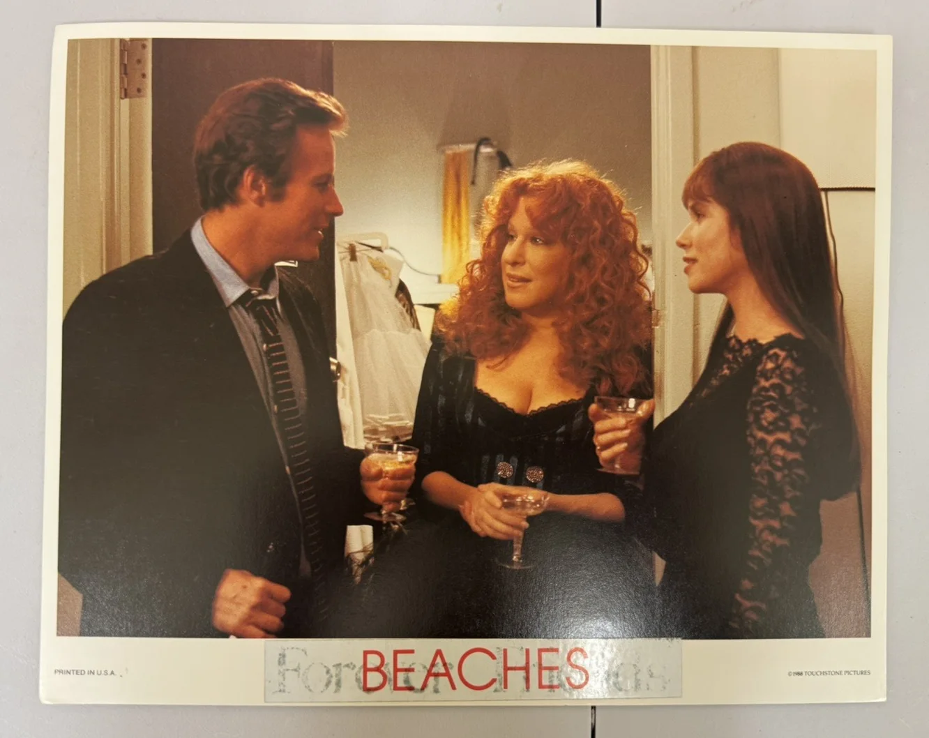 BEACHES - Bette Midler x2 Photos Lobby Cards, image 2