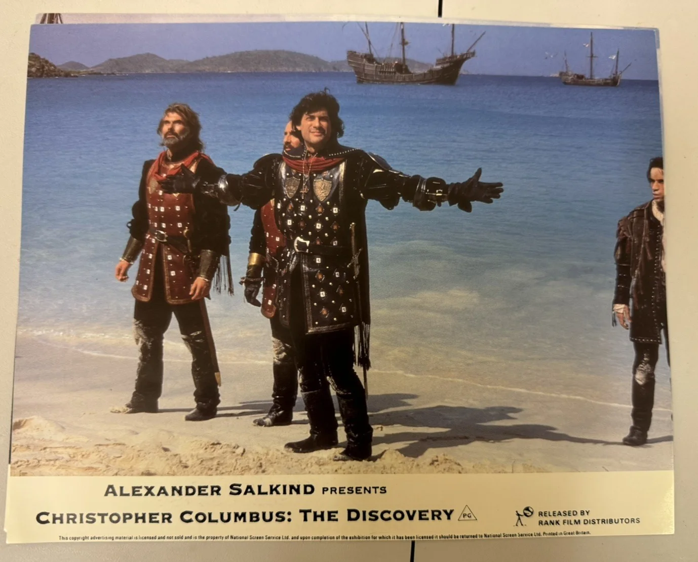 CHRISTOPHER COLUMBUS : THE DISCOVERY 10x8 UK FOH LOBBY CARD STILL SET(x8), image 2