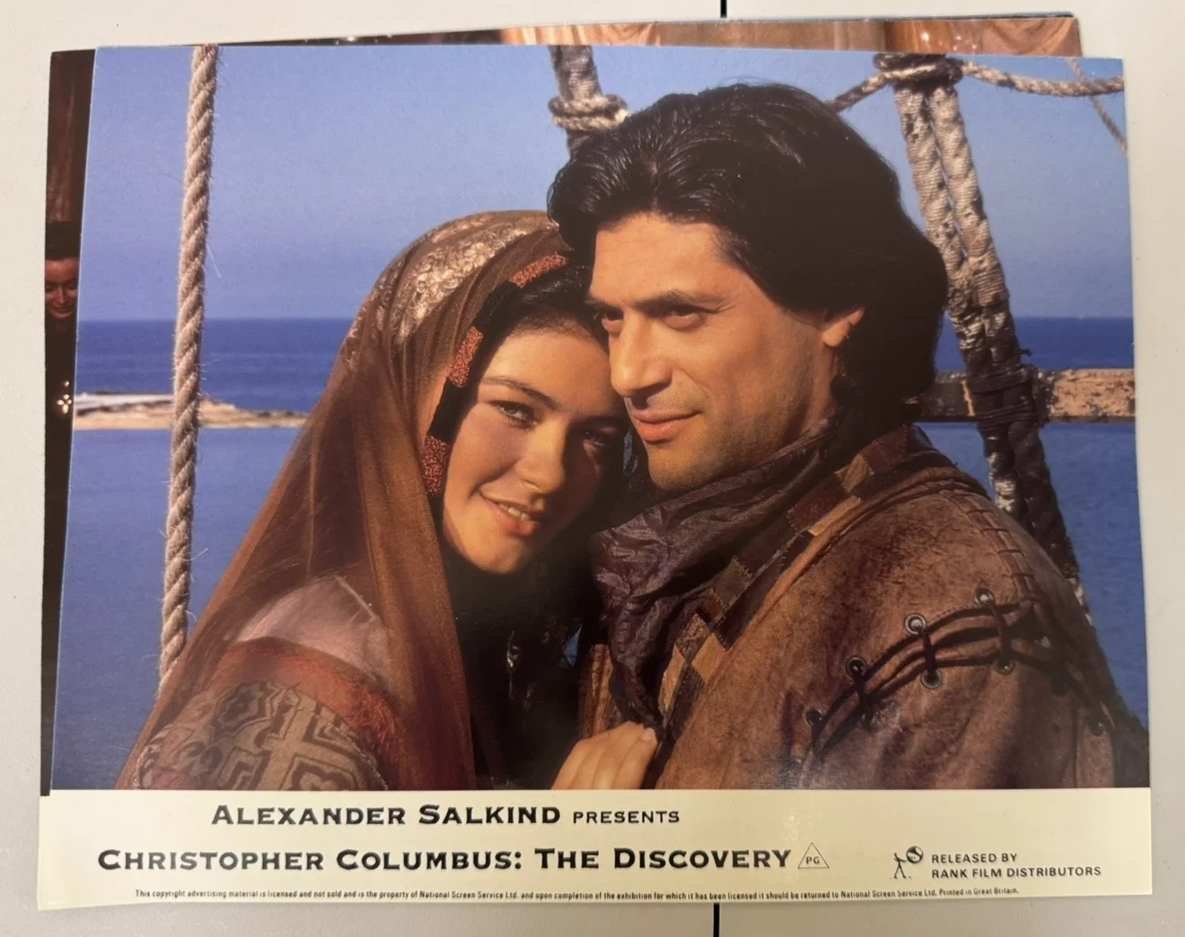 CHRISTOPHER COLUMBUS : THE DISCOVERY 10x8 UK FOH LOBBY CARD STILL SET(x8), image 4