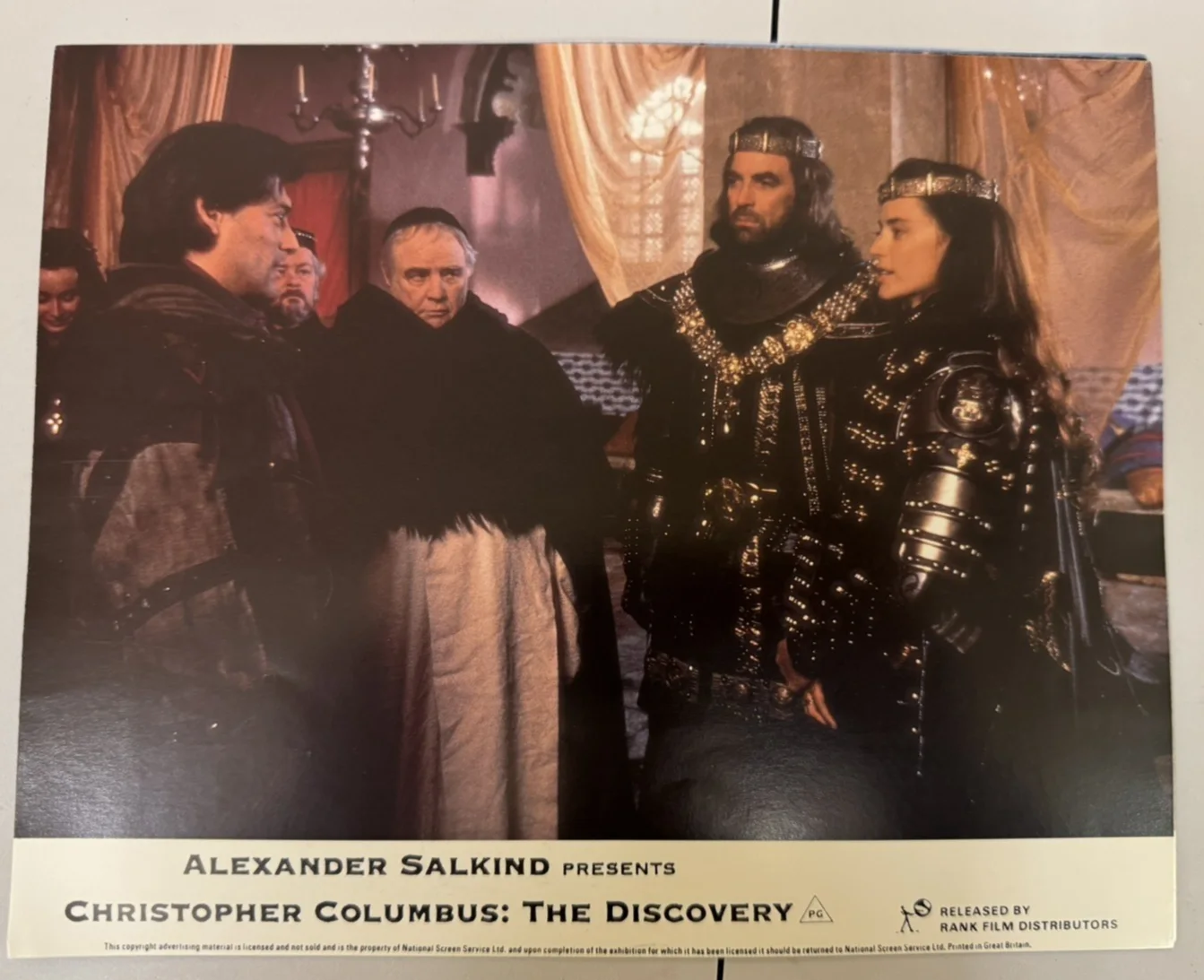 CHRISTOPHER COLUMBUS : THE DISCOVERY 10x8 UK FOH LOBBY CARD STILL SET(x8), image 5