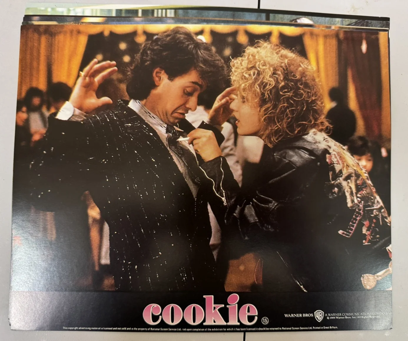 COOKIE 1989 Original Movie Lobby Card Set x 12 - 10x8 UK Peter Falk Emily Lloyd, изображение 2