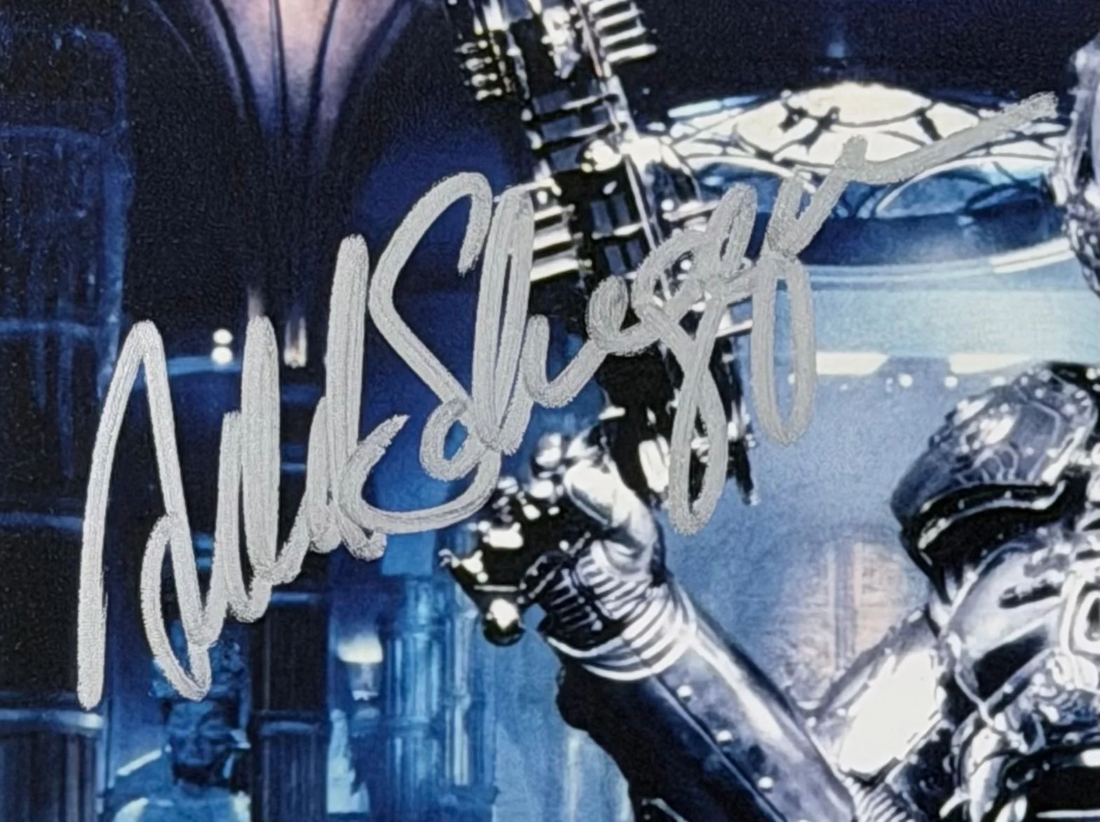 Arnold Schwarzenegger — Arnold Schwarzenegger Signed 8x10 Mr Freeze Batman & Robin VA COA, изображение 2