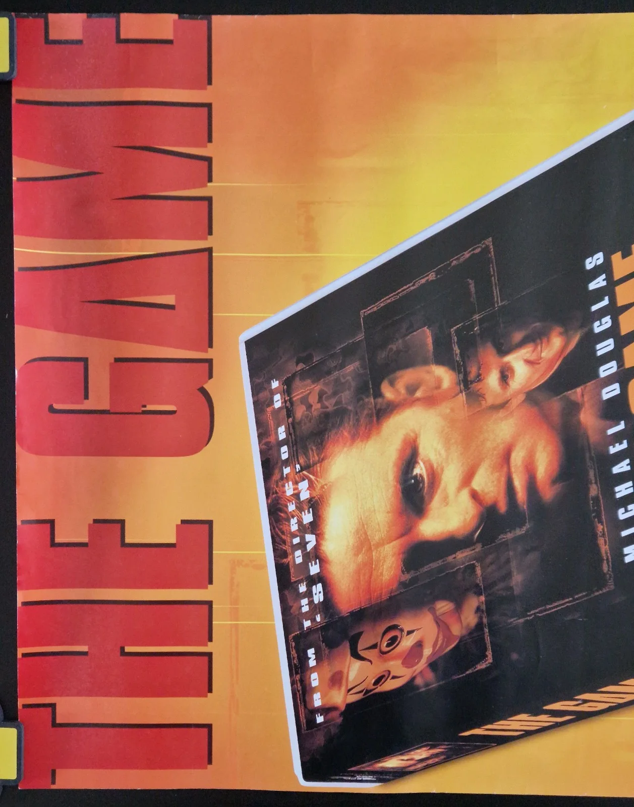 The Game 1997 VHS Video Store Promo Poster, image 2