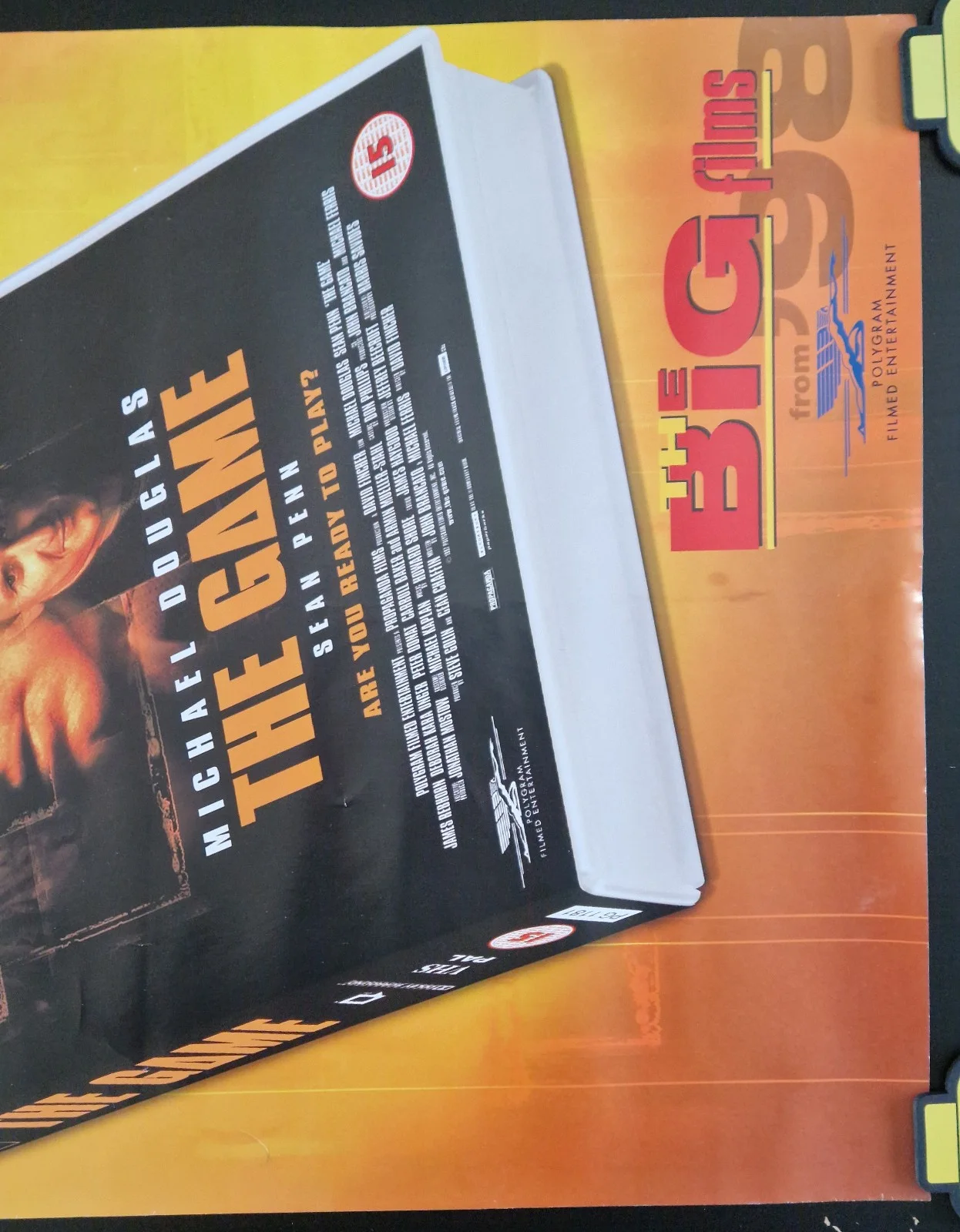 The Game 1997 VHS Video Store Promo Poster, image 3