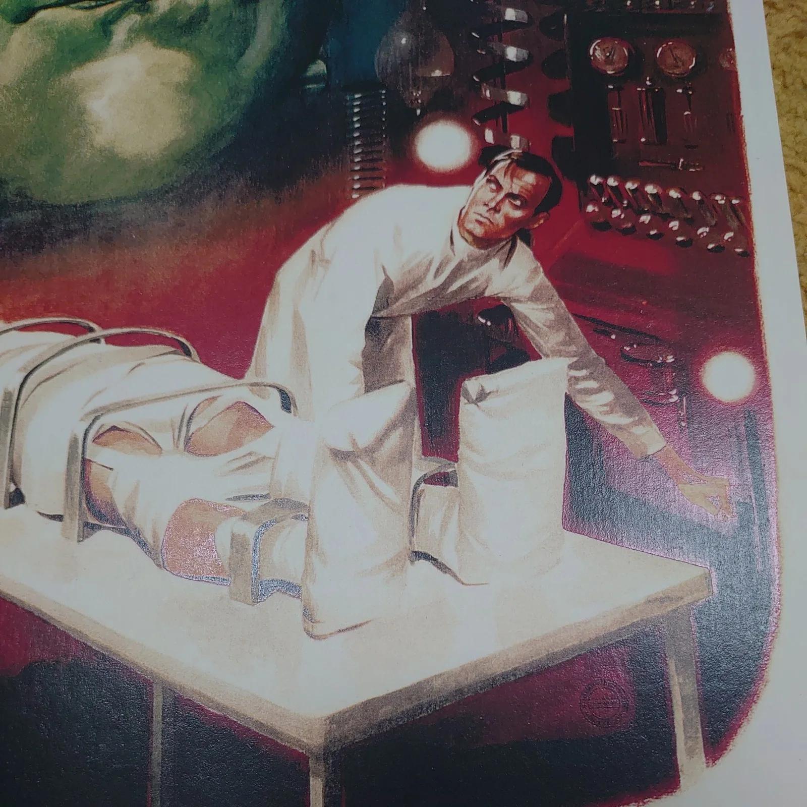Frankenstein Poster New Excellent Condition Masterprint Reproduction 17"x11", image 3