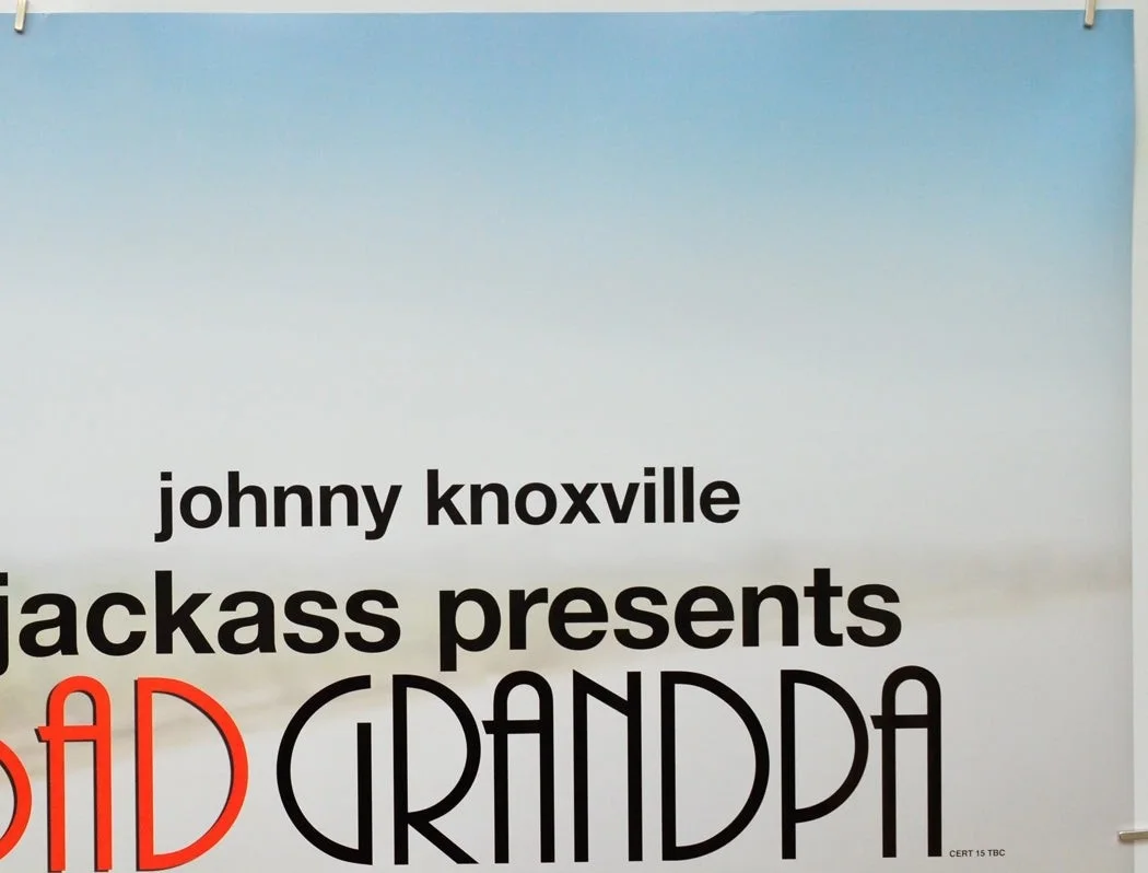 JACKASS PRESENTS : BAD GRANDPA (2013) Quad Movie Poster (ADV) Johnny Knoxville, изображение 3