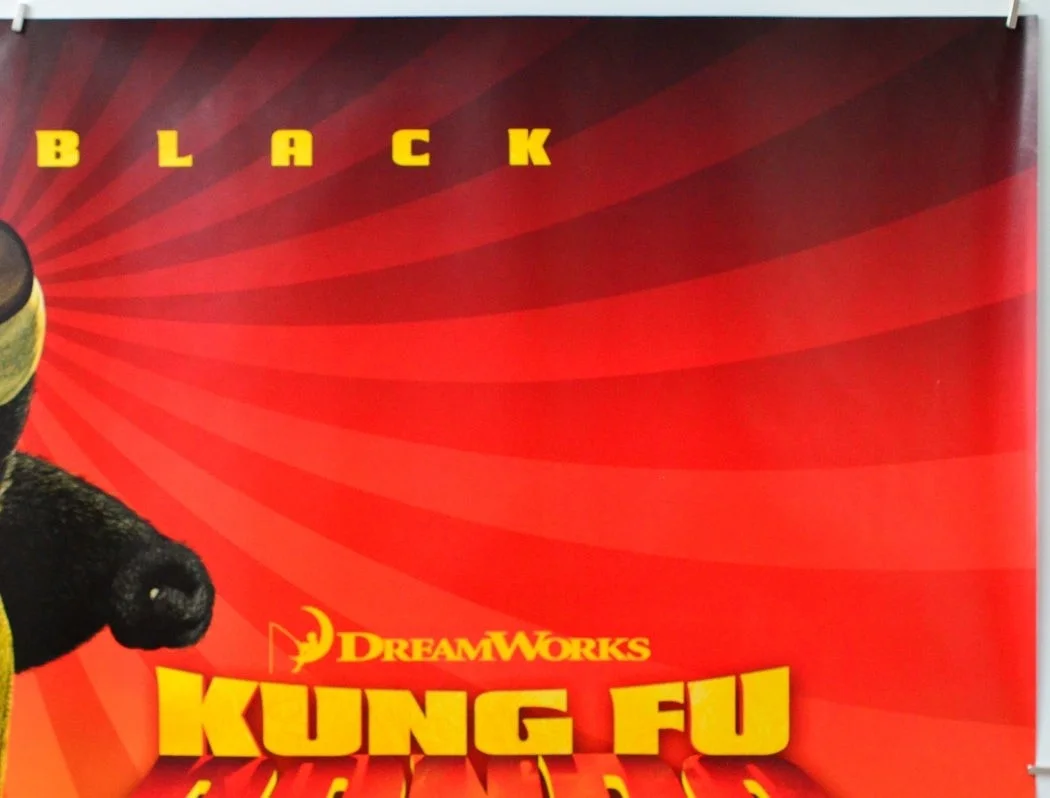 KUNG FU PANDA (2008) Original Cinema Quad Movie Poster - Jack Black (teaser), изображение 3