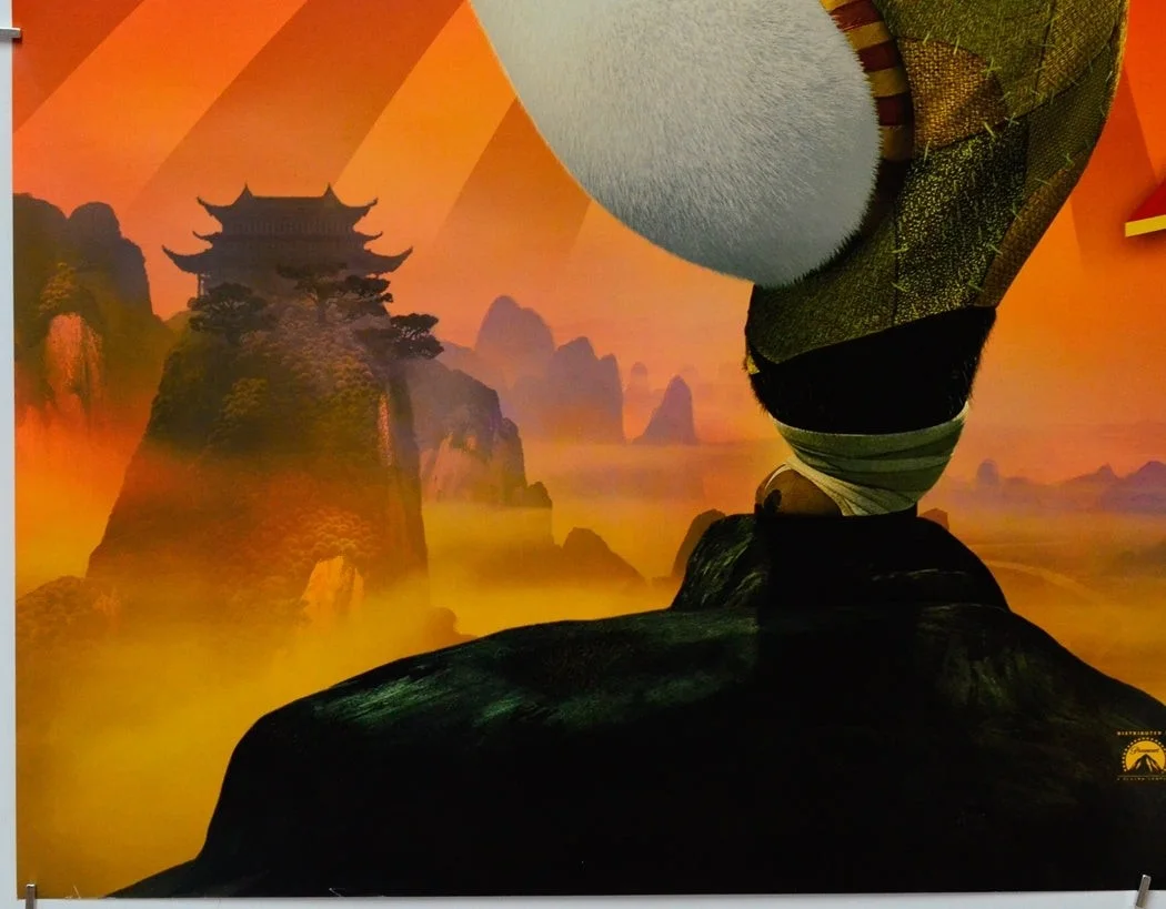 KUNG FU PANDA (2008) Original Cinema Quad Movie Poster - Jack Black (teaser), изображение 4