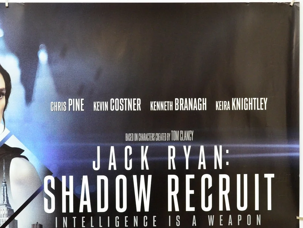 JACK RYAN: SHADOW RECRUIT (2014) Original Cinema Quad Movie Poster - Chris Pine, изображение 3
