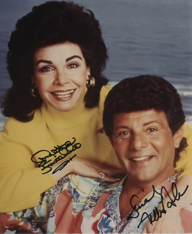 Annette Funicello, Frankie Avalon — ANNETTE FUNICELLO - AUTOGRAPHED SIGNED PHOTOGRAPH CO-SIGNED BY: FRANKIE AVALON