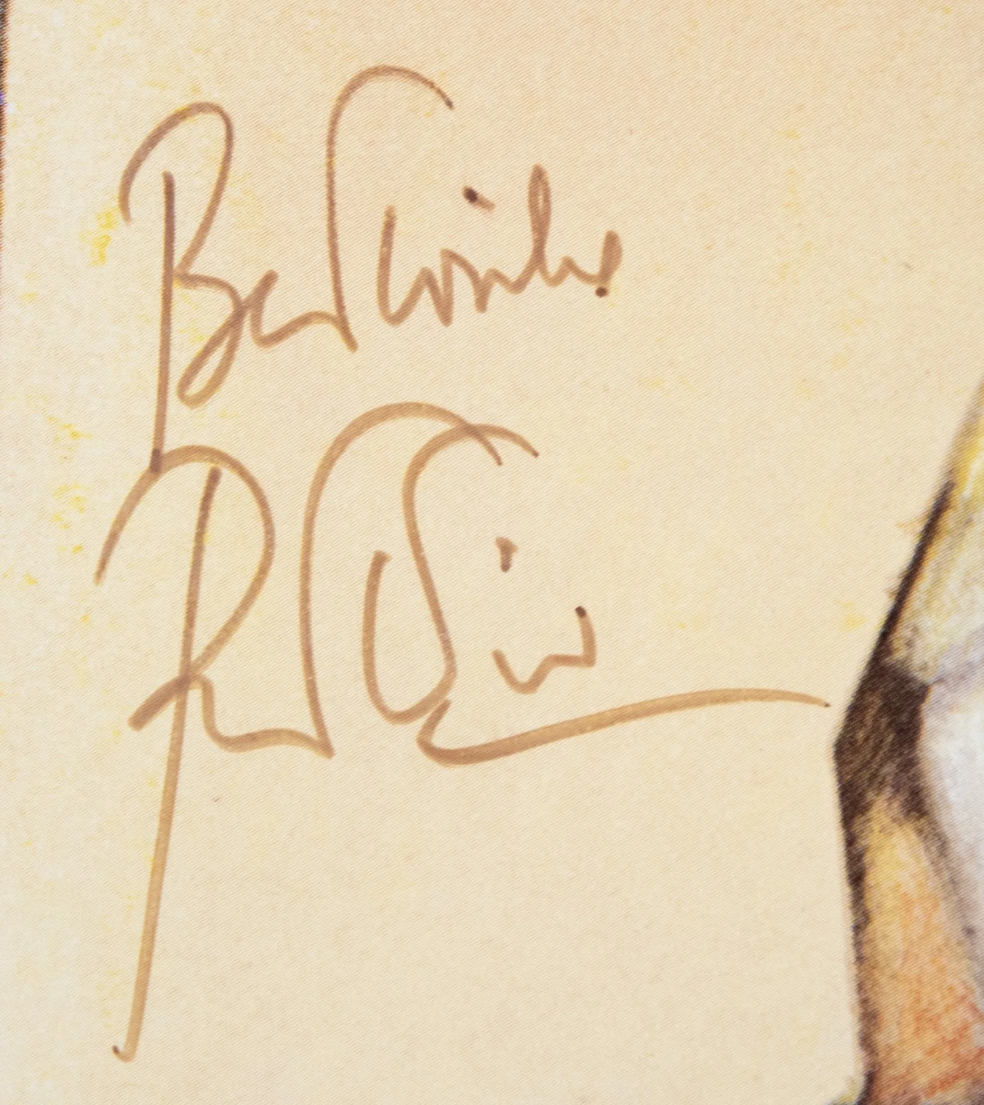 Peter Ustinov, Fritz Weaver — BEETHOVEN'S TENTH - PLAY CAST - AUTOGRAPHED SIGNED POSTER CIRCA 1984 WITH CO-SIG, изображение 2