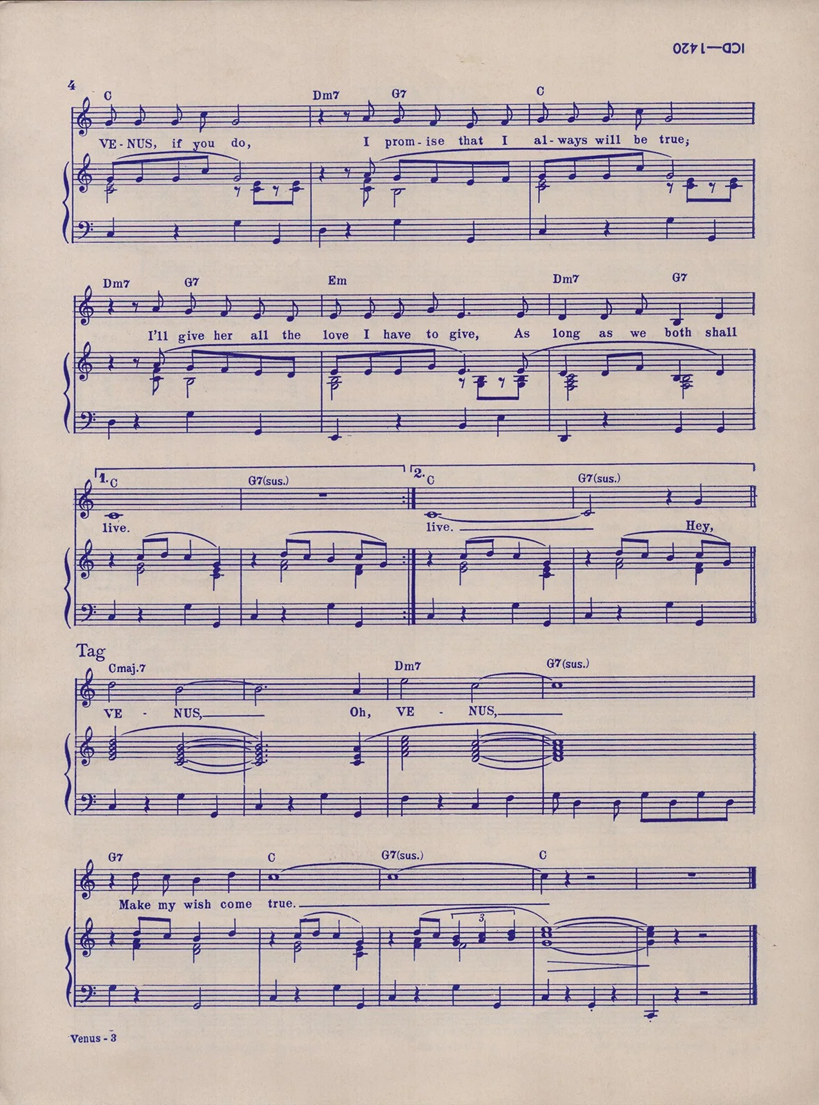Frankie Avalon — FRANKIE AVALON - SHEET MUSIC SIGNED CIRCA 1959, image 5