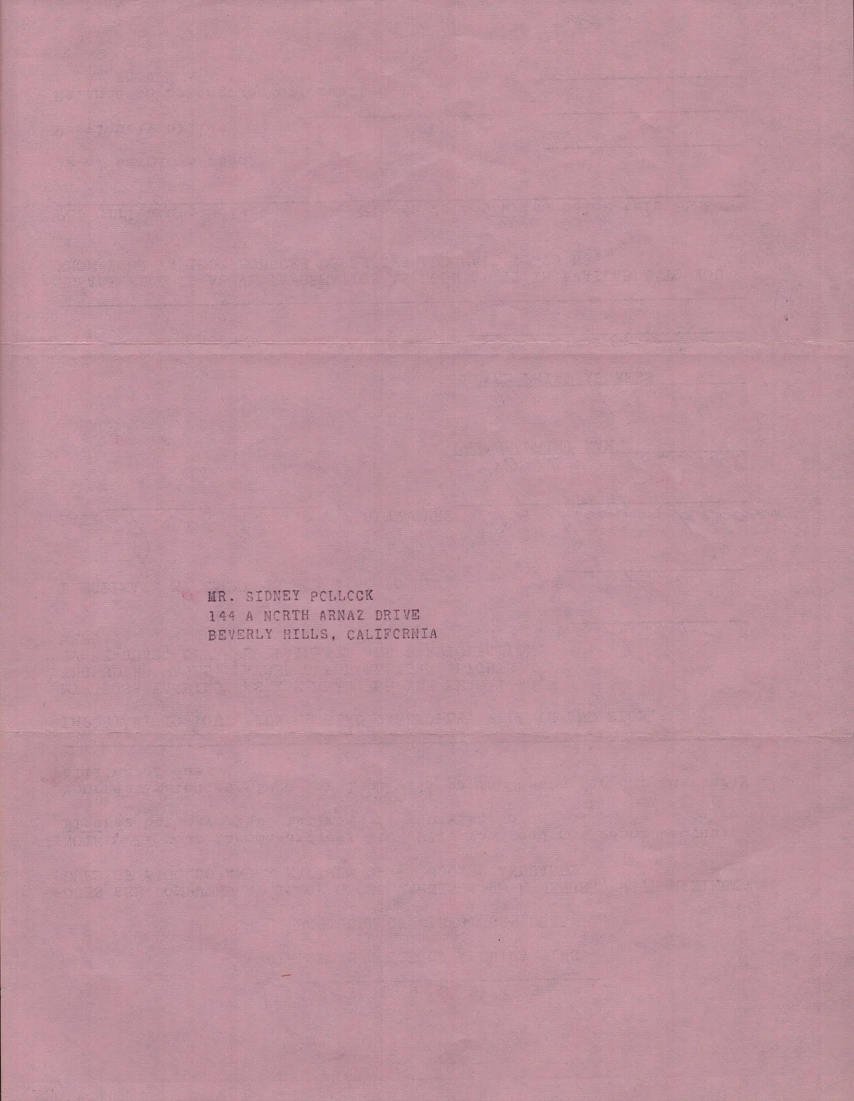 Sydney Pollack — SYDNEY POLLACK - DOCUMENT SIGNED 02/09/1961, image 3