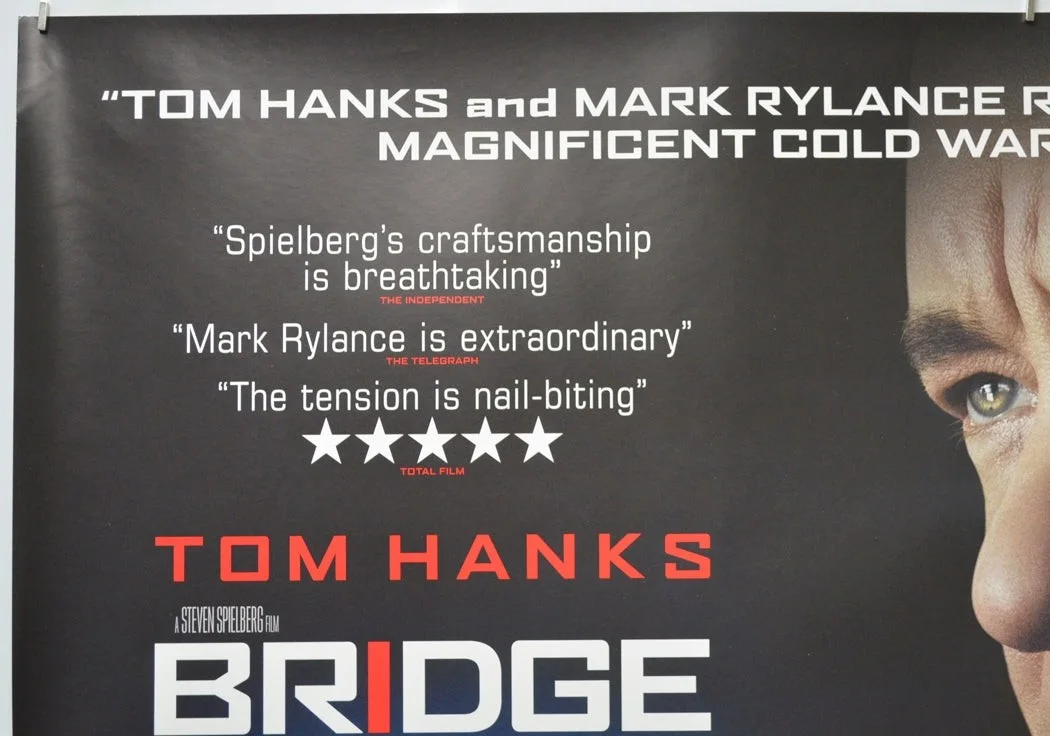 BRIDGE OF SPIES (2015) Original Quad Film Poster - Tom Hanks, Steven Spielberg, изображение 2