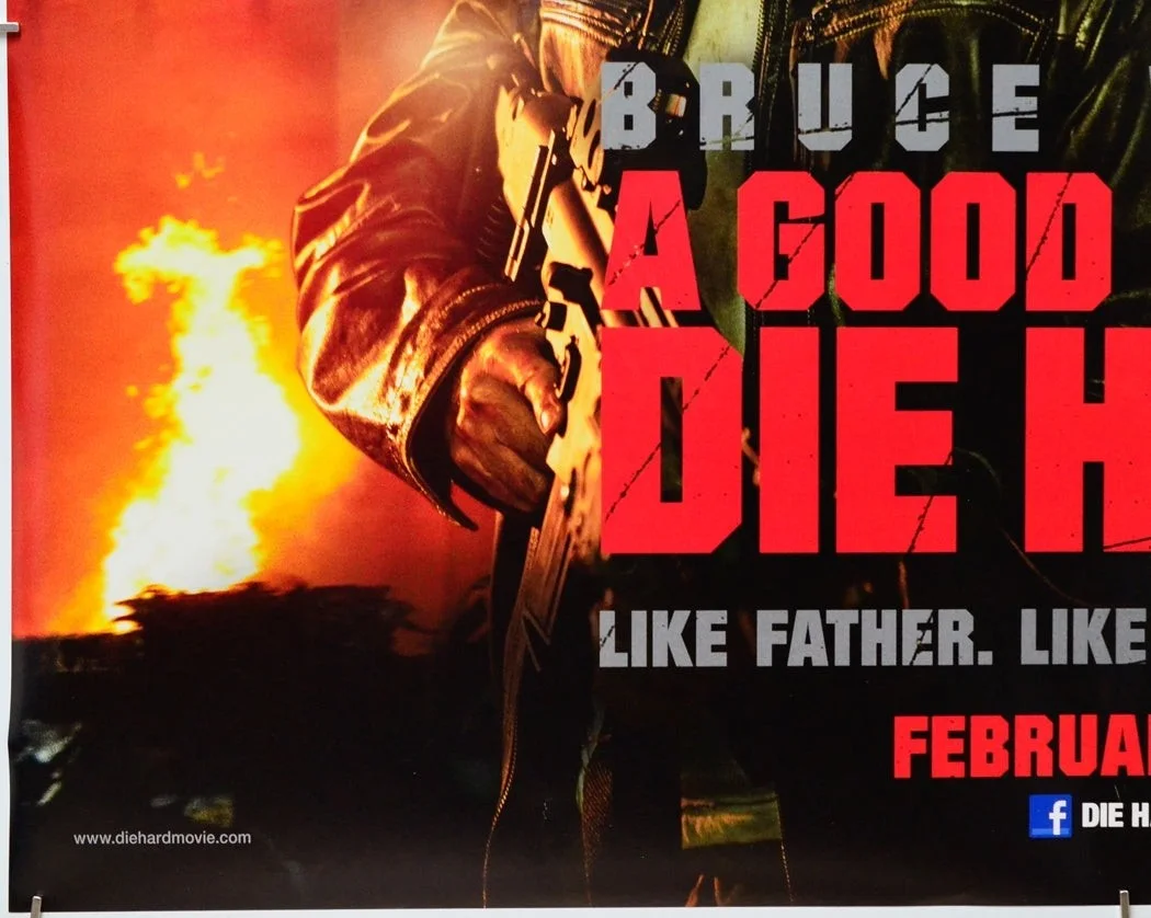 A GOOD DAY TO DIE HARD (2013) Original Quad Movie Poster - Bruce Willis (teaser), изображение 4