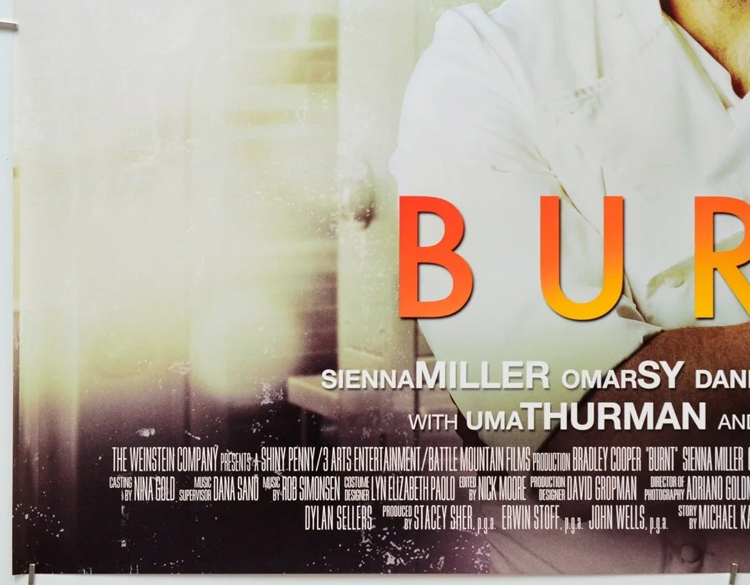 BURNT (2015) Original Cinema Quad Movie Poster - Bradley Cooper, Sienna Miller, изображение 4