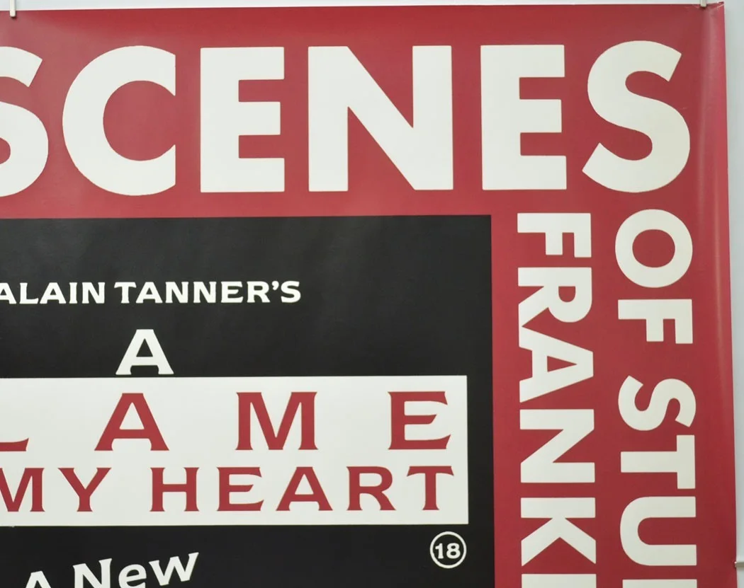 A FLAME IN MY HEART (1987) Original Quad Poster - Alain Tanner, Myriam Mezieres, изображение 3