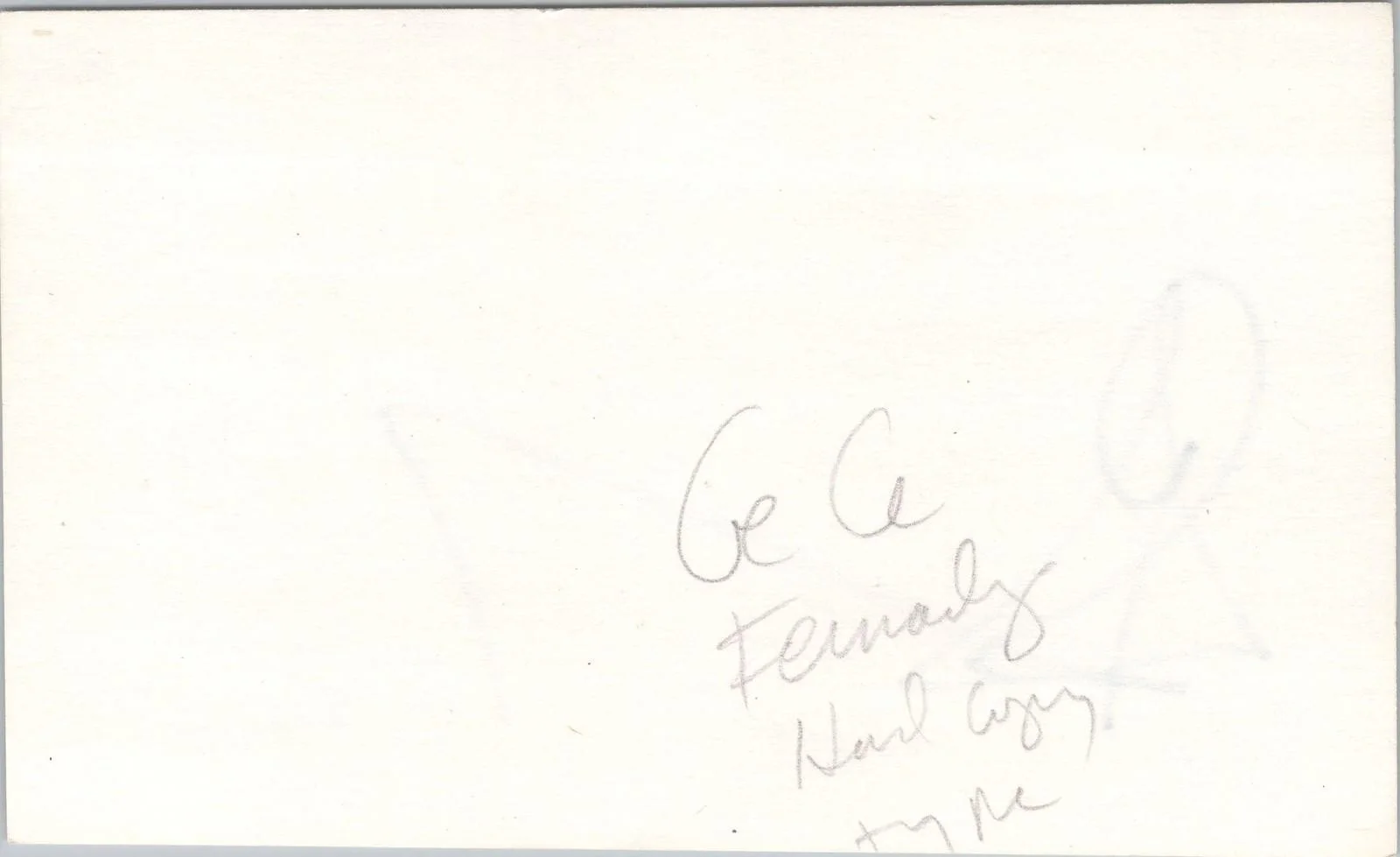 Ceci Fernandez — Ceci Fernandez Signed 3x5 Index Card The Good Wife, Exorcist Autographed, изображение 2