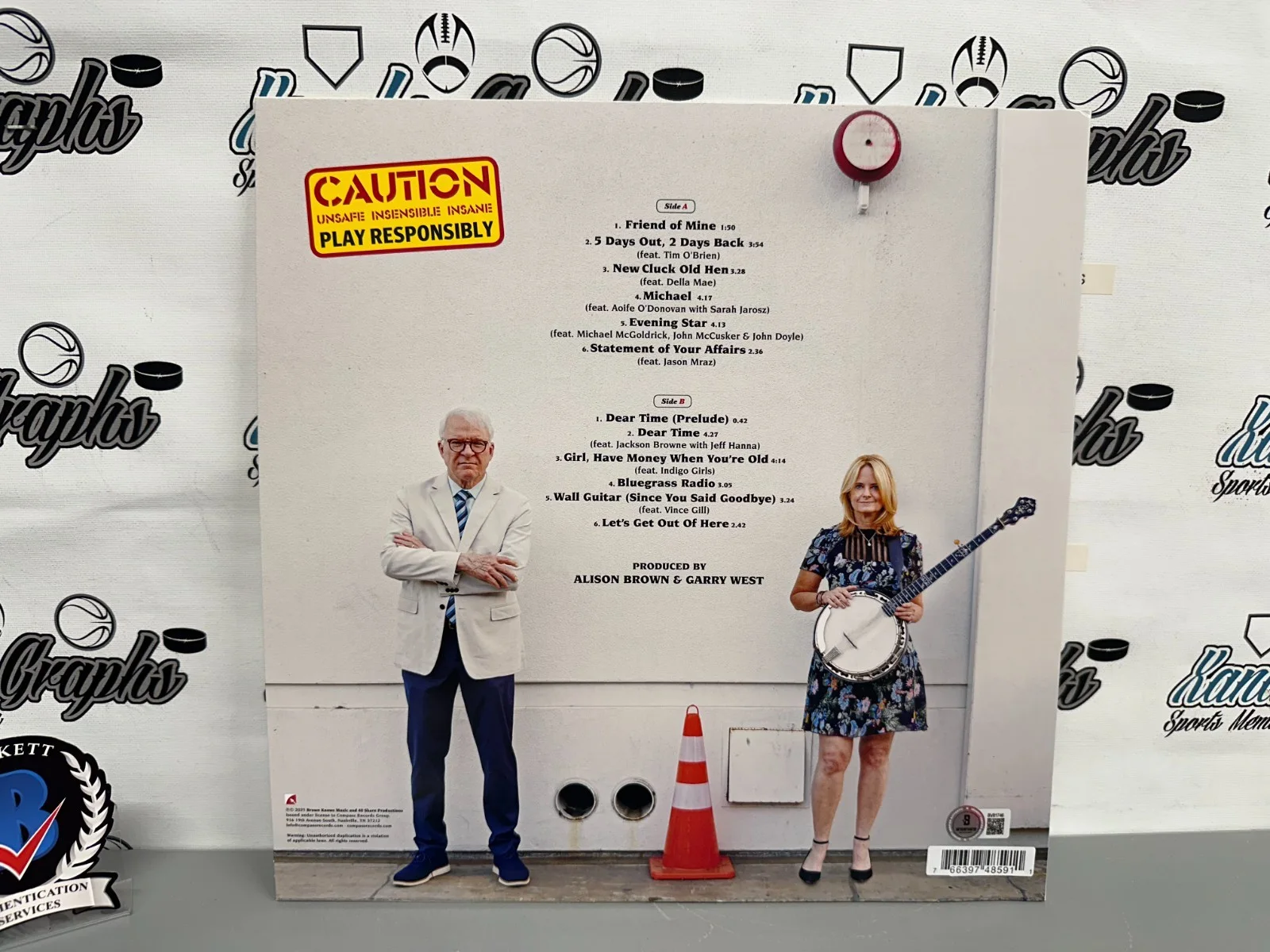 STEVE MARTIN ALISON BROWN SIGNED AUTOGRAPHED VINYL RECORD-BAS BECKETT COA, image 5