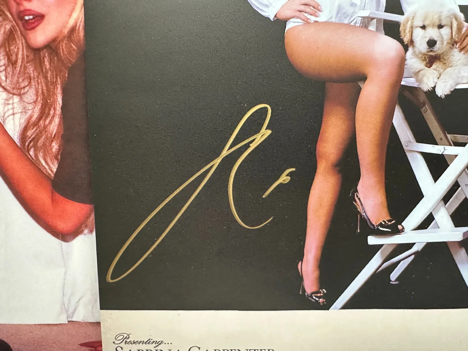 SABRINA CARPENTER MAN'S BEST FRIEND SIGNED AUTOGRAPHED VINYL RECORD-BAS BECKETT, image 3