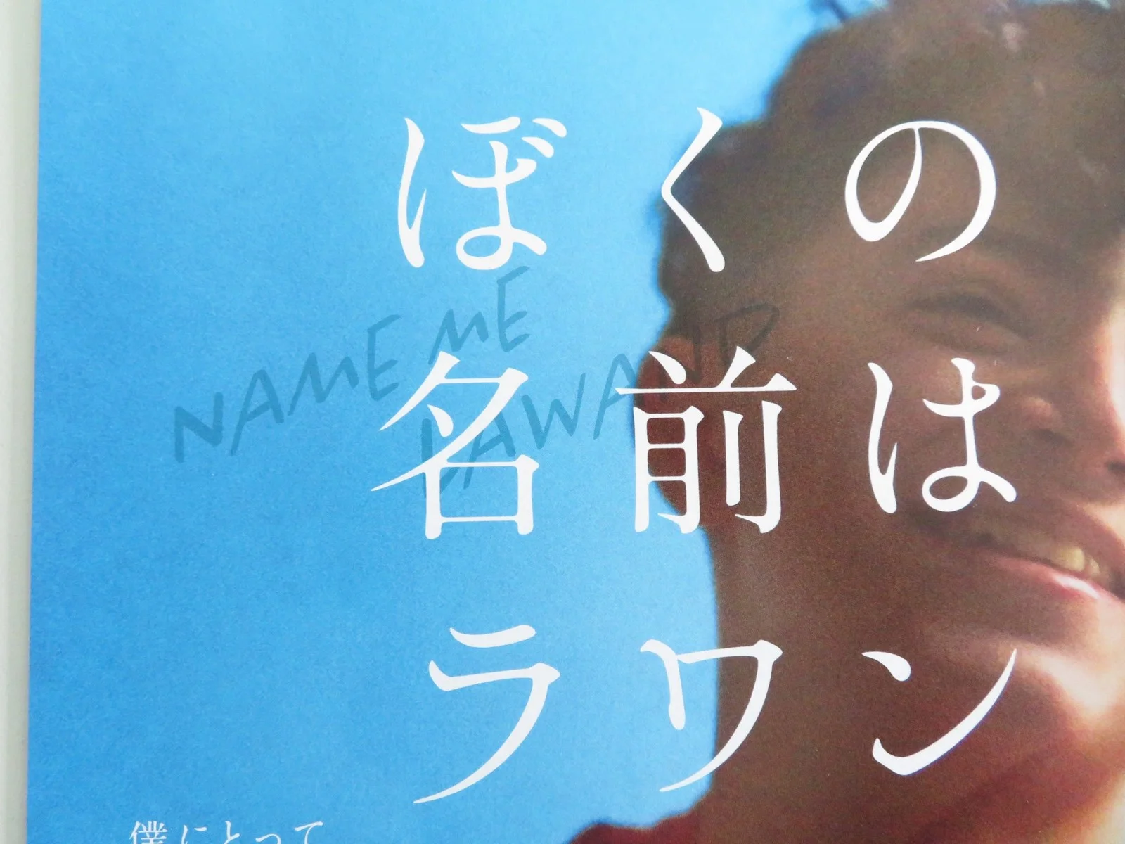 NAME ME LAWLAND JAPANESE CHIRASHI (B5) POSTER EDWARD LOVELACE 2022, изображение 2