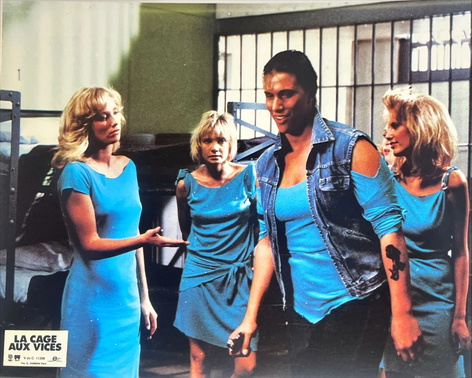 Lobby Card Set (11): "The Naked Cage" WIP, изображение 5