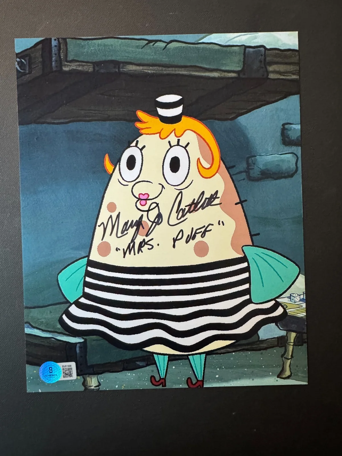 Mary Jo Catlett — Mary Jo Catlett Hot autographed signed Spongebob Mrs Puff 8x10 photo Beckett BAS