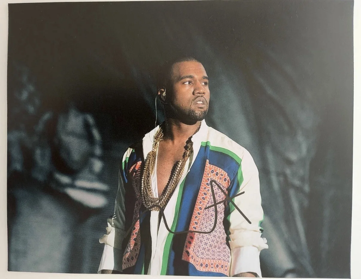 KANYE WEST SIGNED / AUTOGRAPHED 2011 Coachella PHOTO 8X10, image 3