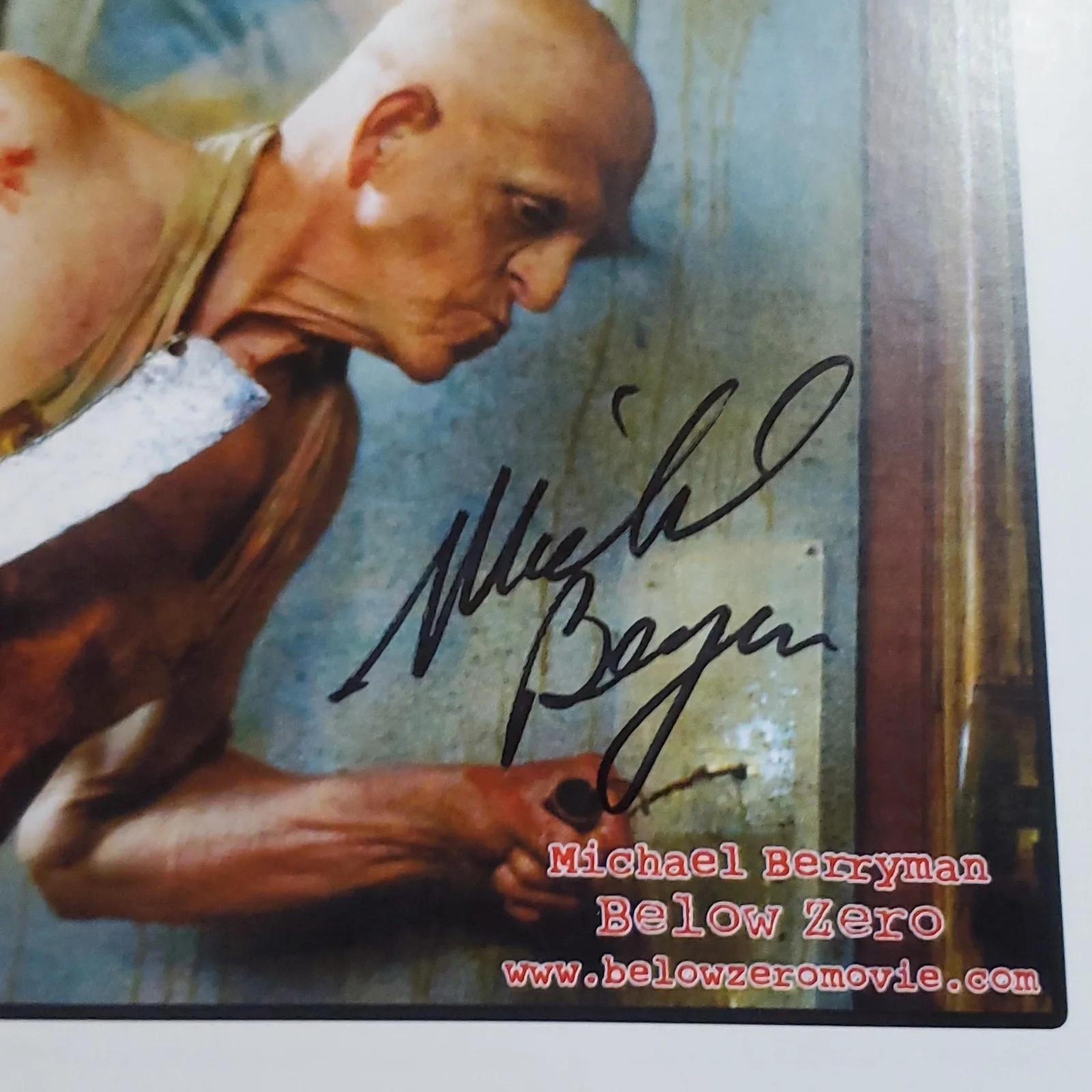 Michael Berryman — Michael Berryman Autographed Below Zero Original 5x7 Photo, image 3