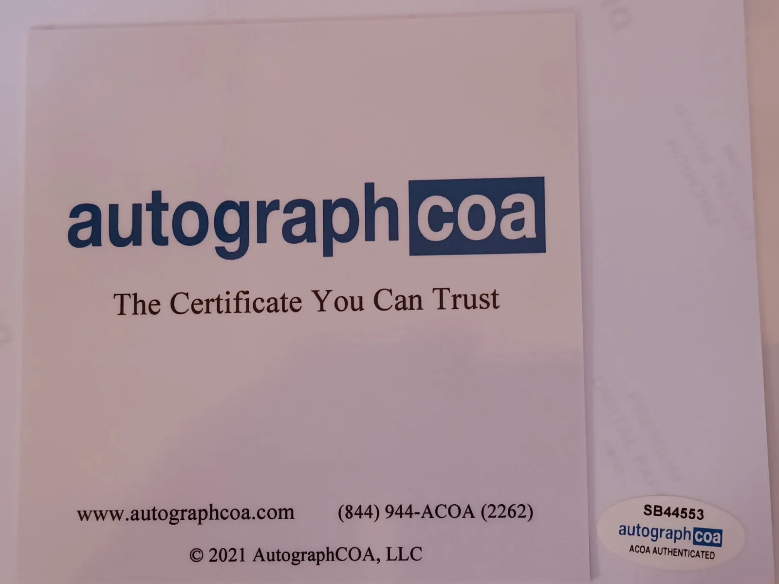ED GALE — ED GALE 'Hey Cooper Wanna Play' Signed Child 8x10 Photo (Autograph COA), изображение 3
