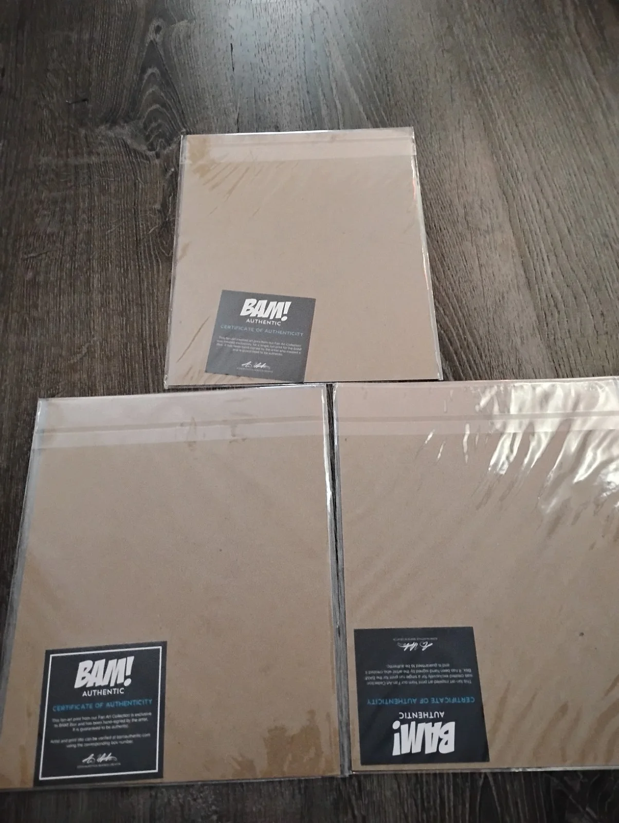 Artist — Lot of 3 Bam Box signed by artist photographs - Movies, изображение 2