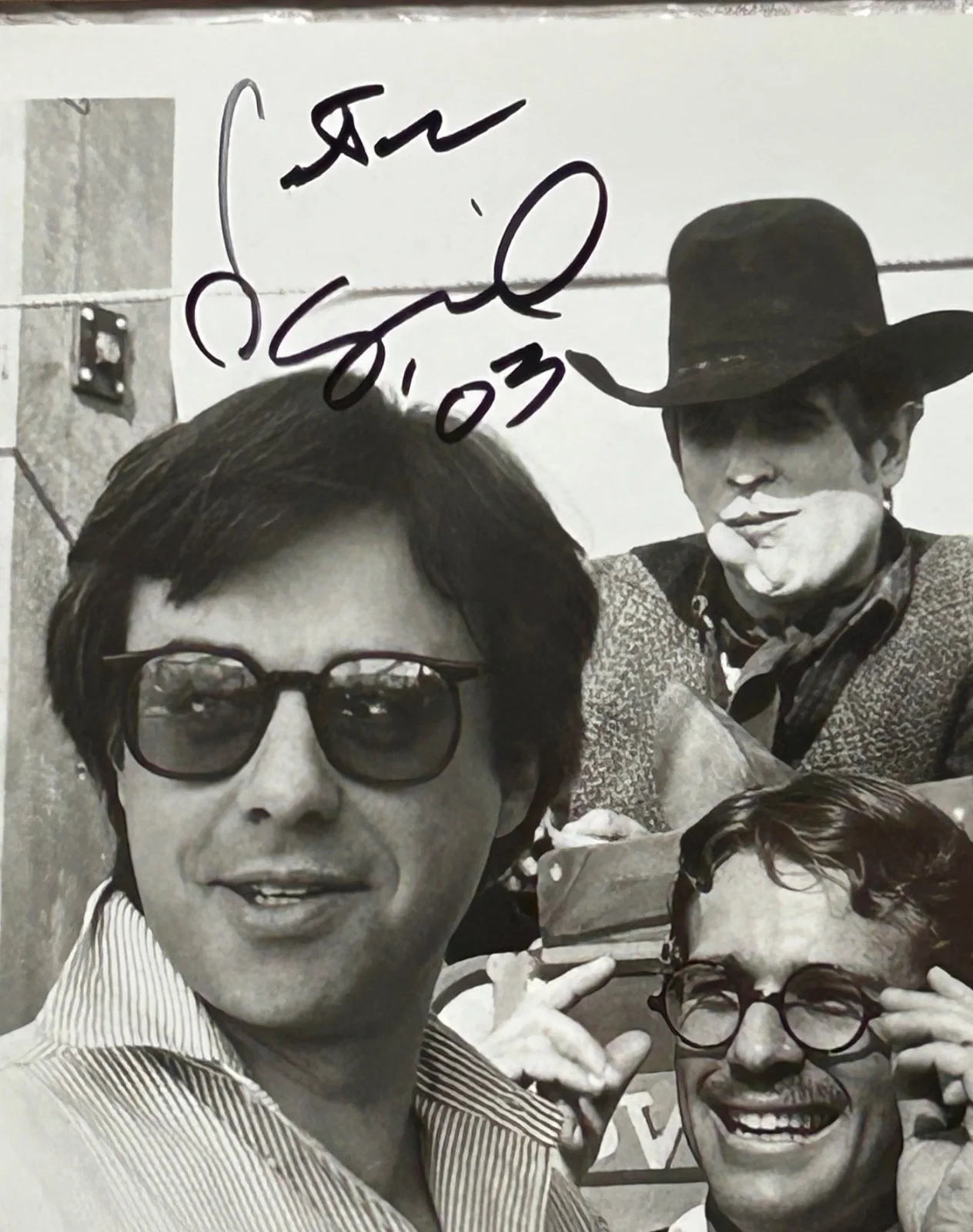 PETER BOGDANOVICH + BURT REYNOLDS—SIGNED Nickelodeon PHOTO•Deliverance•What’s Up, изображение 2